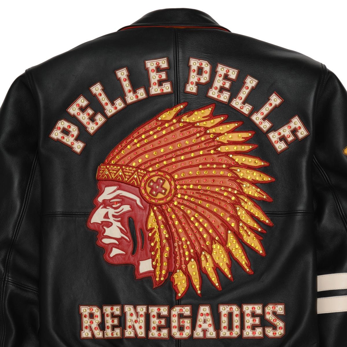 Pelle Pelle Jackets Pelle Pelle Renegades Jacket - Black & Yellow Pelle Pelle Renegades Jacket - Black & Yellow