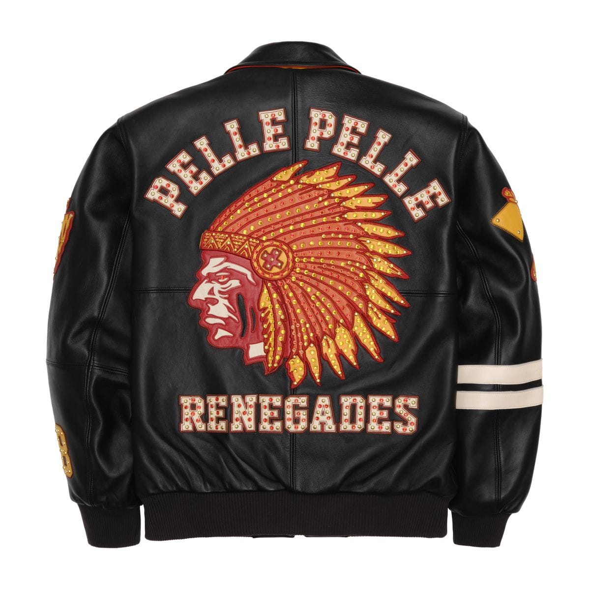 Pelle Pelle Jackets Pelle Pelle Renegades Jacket - Black & Yellow Pelle Pelle Renegades Jacket - Black & Yellow