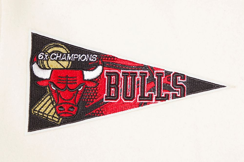 Pro Standard Jackets NBA Chicago Bulls Retro Classic Rib Wool Varsity Jacket NBA Chicago Bulls Retro Classic Rib Wool Varsity Jacket