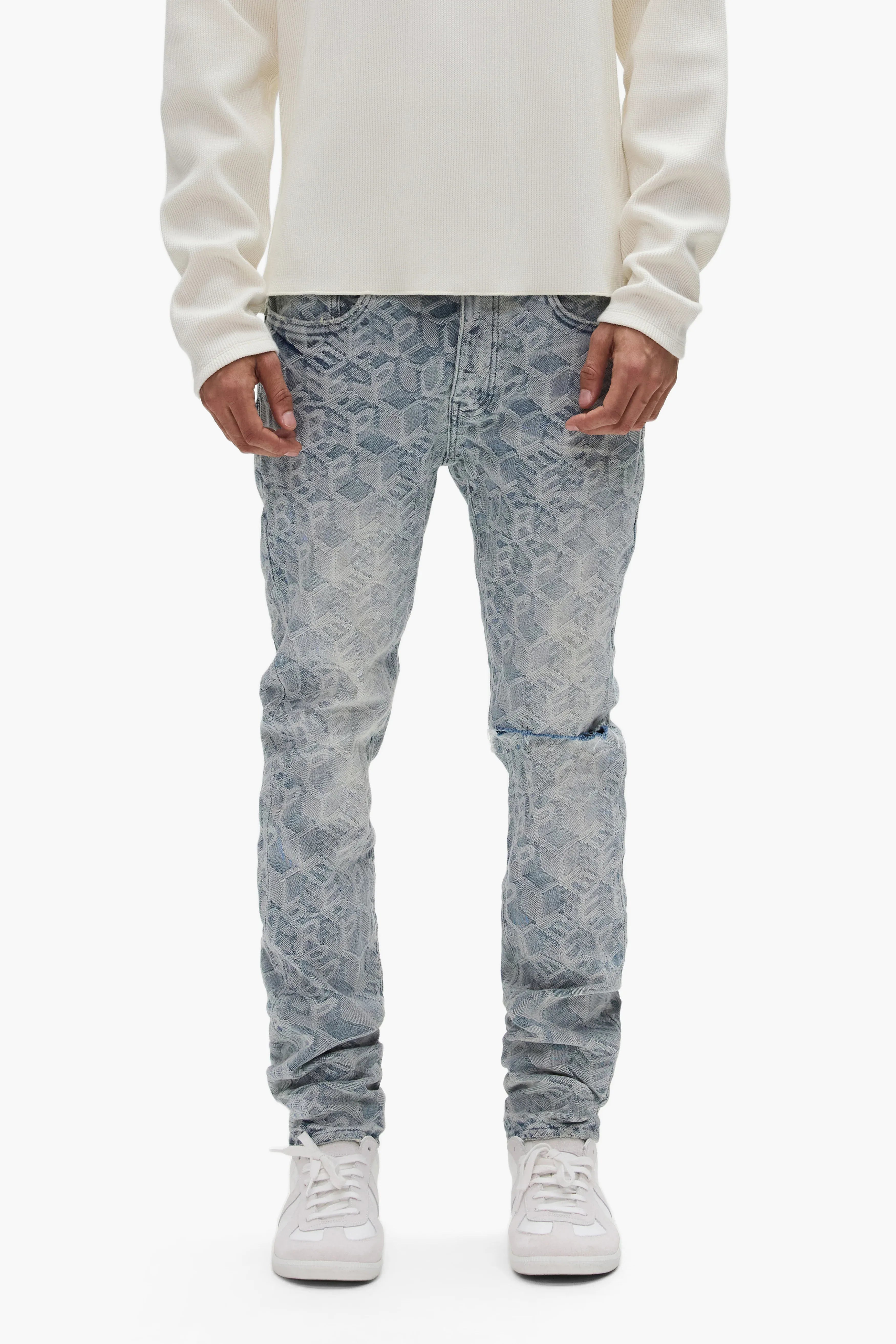 Purple Brand Denim P001 Jacquard Monogram P001 Jacquard Monogram