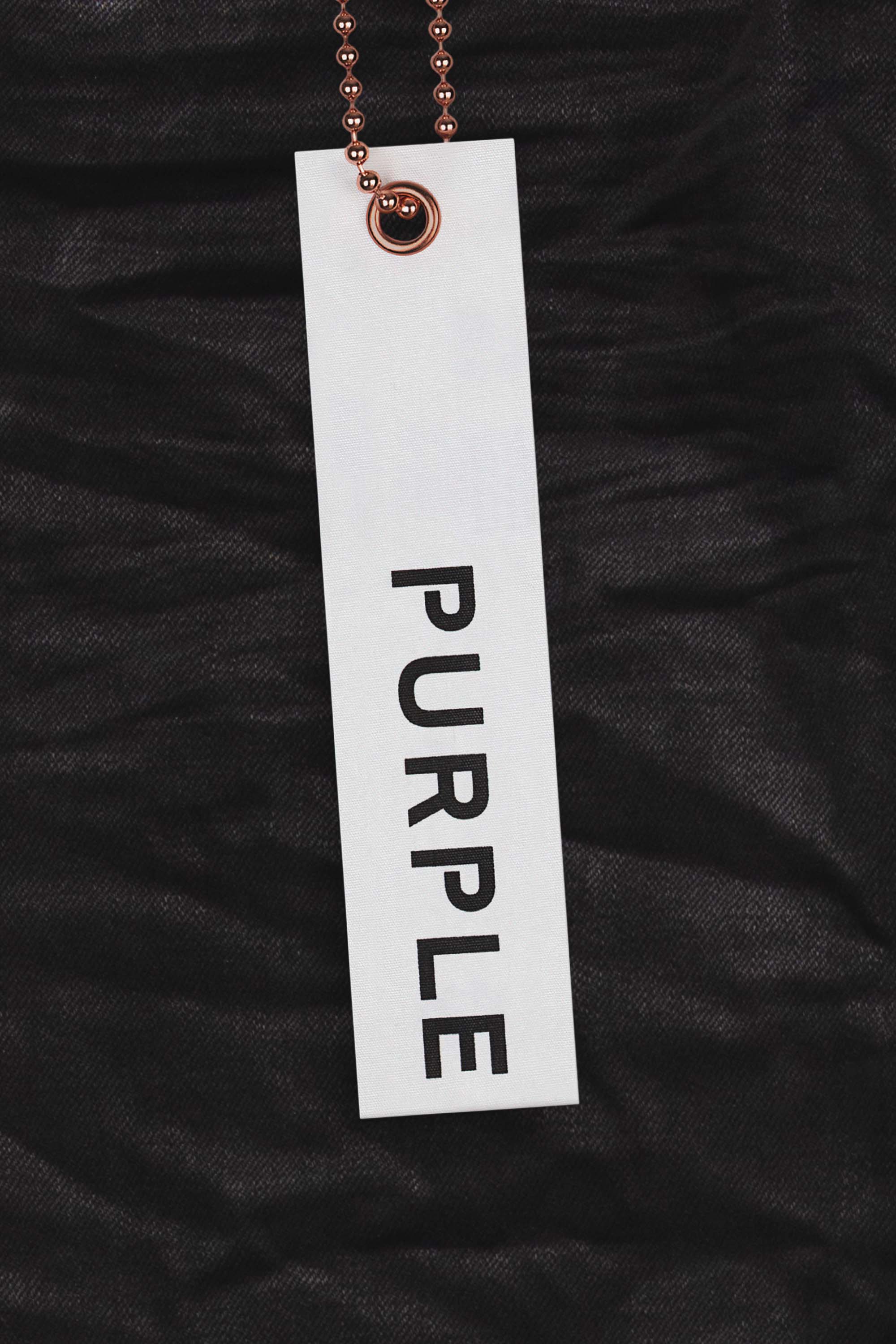 Purple Brand Denim Purple P002 Distressed Black Repair Purple P002 Distressed Black Repair