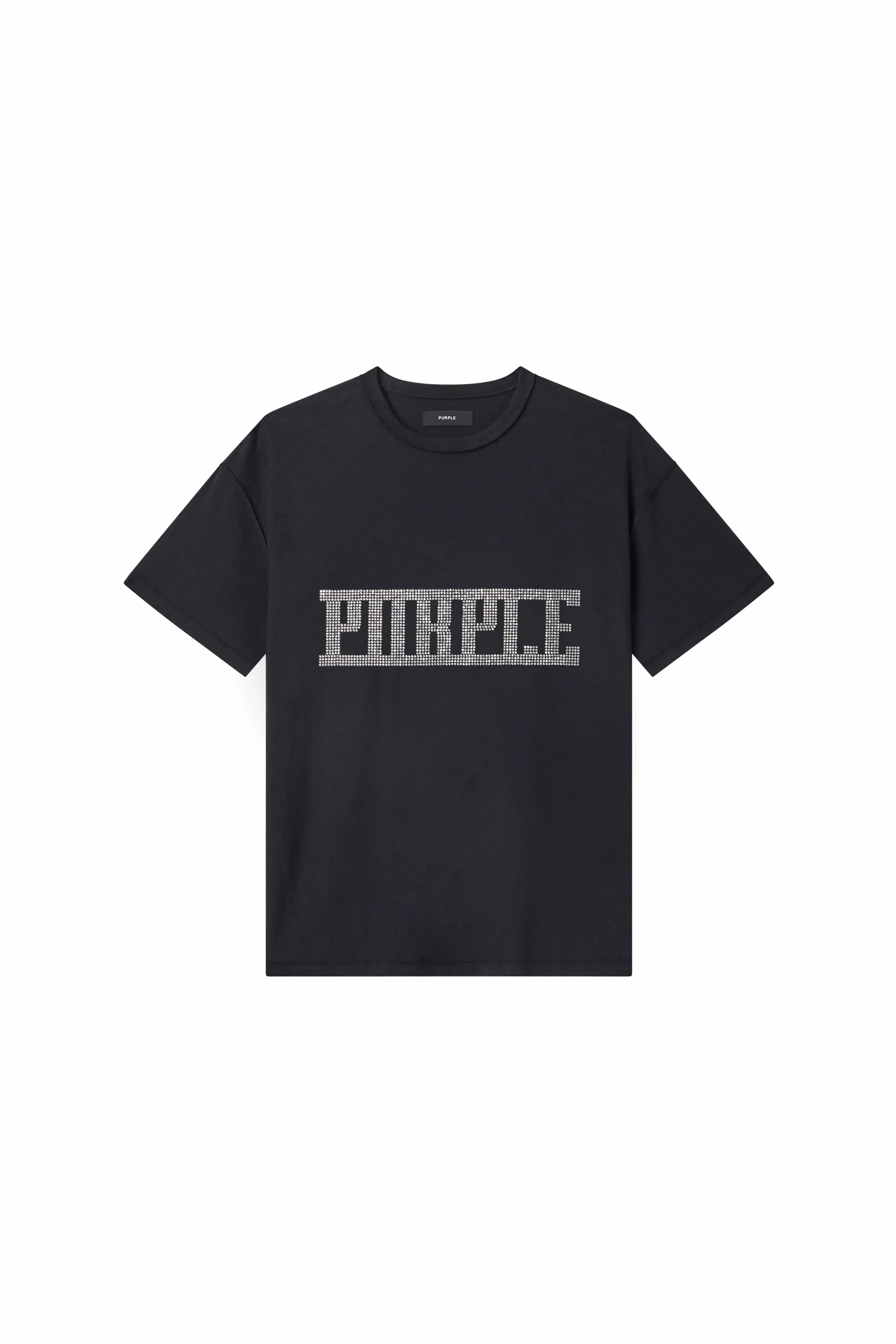Purple Brand T-Shirts Purple Brand Crystal Plaque Tee Purple Brand Crystal Plaque Tee