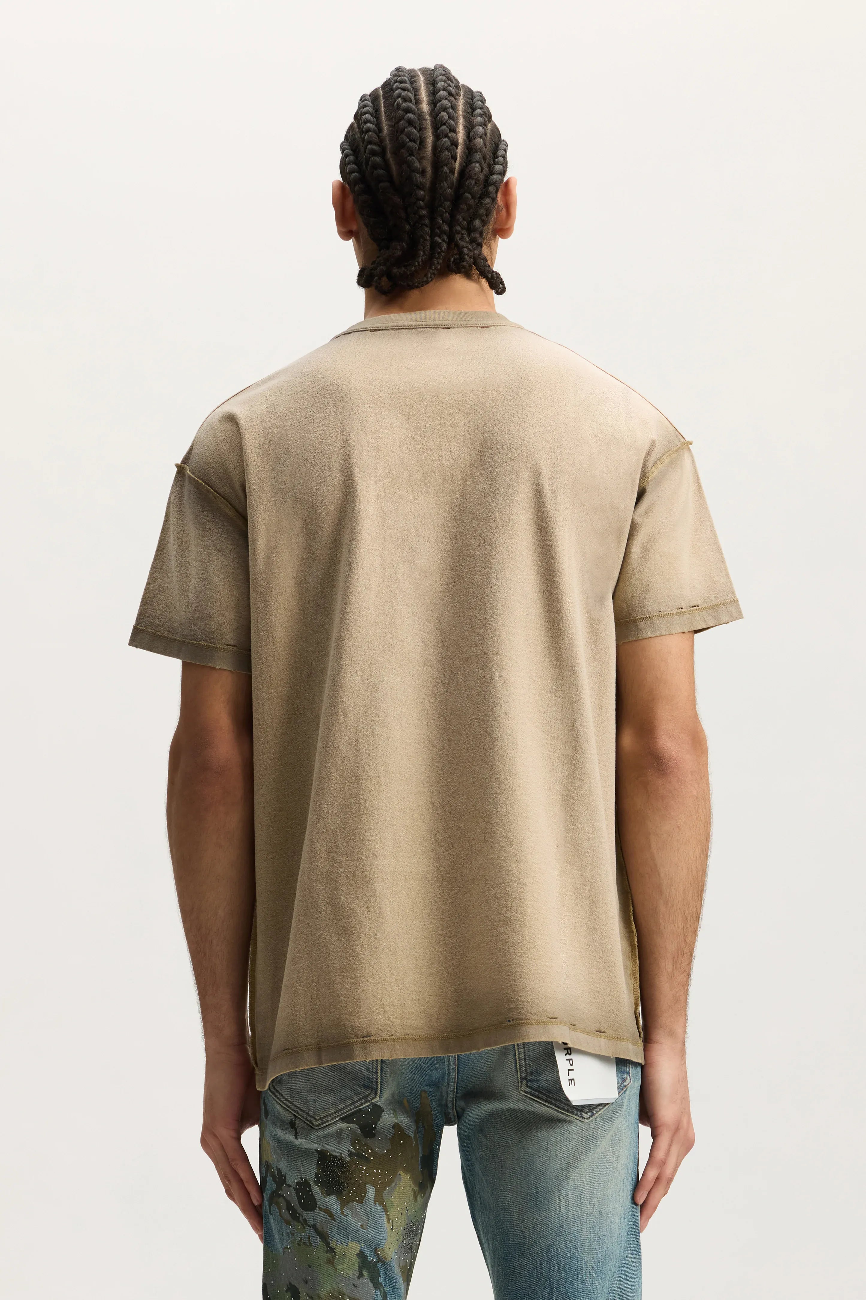 Purple Brand T-Shirts Purple Working Script Tee Purple Working Script Tee