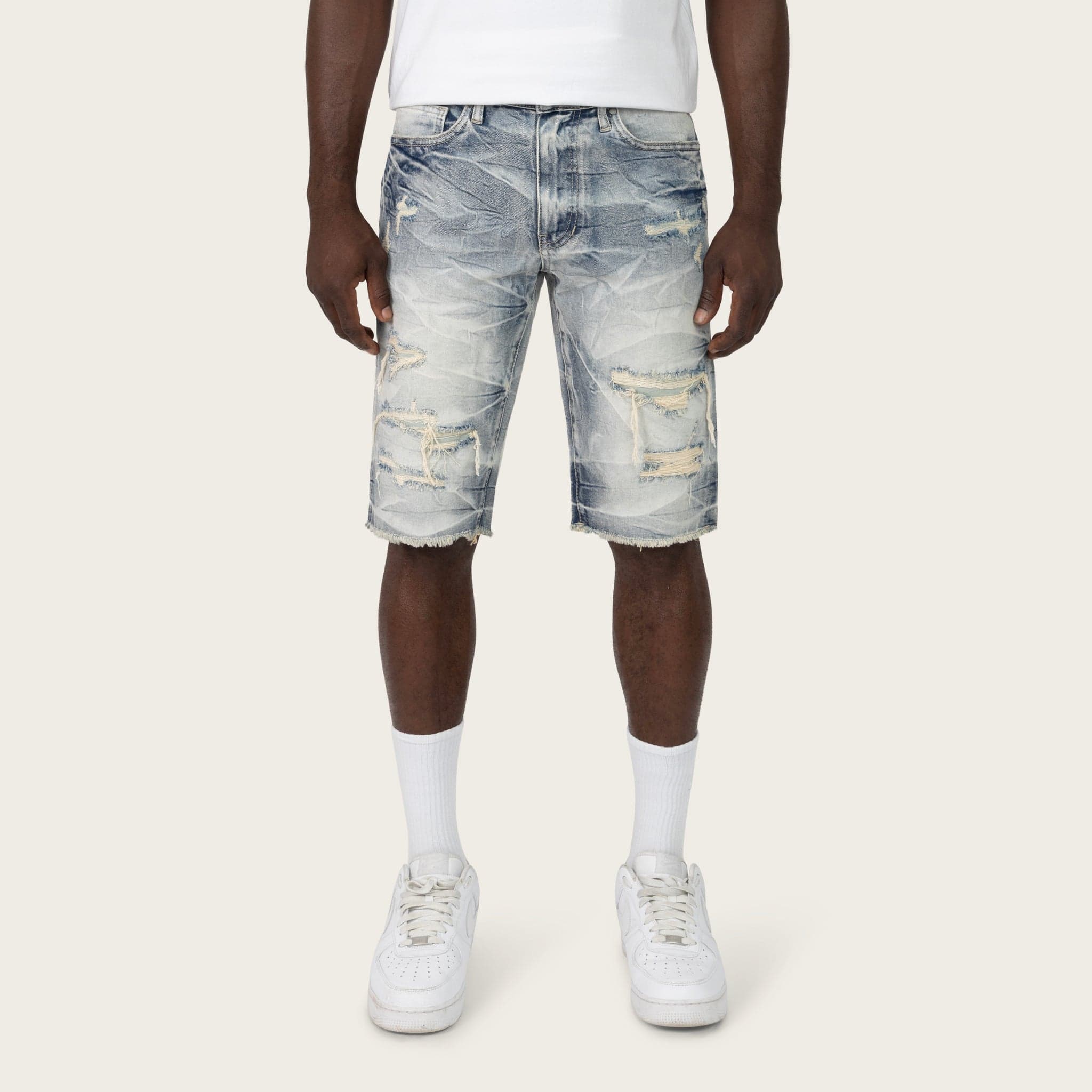 Smokerise Shorts SmokeRise Essential Farley Blue Jean Shorts SmokeRise Essential Farley Blue Jean Shorts