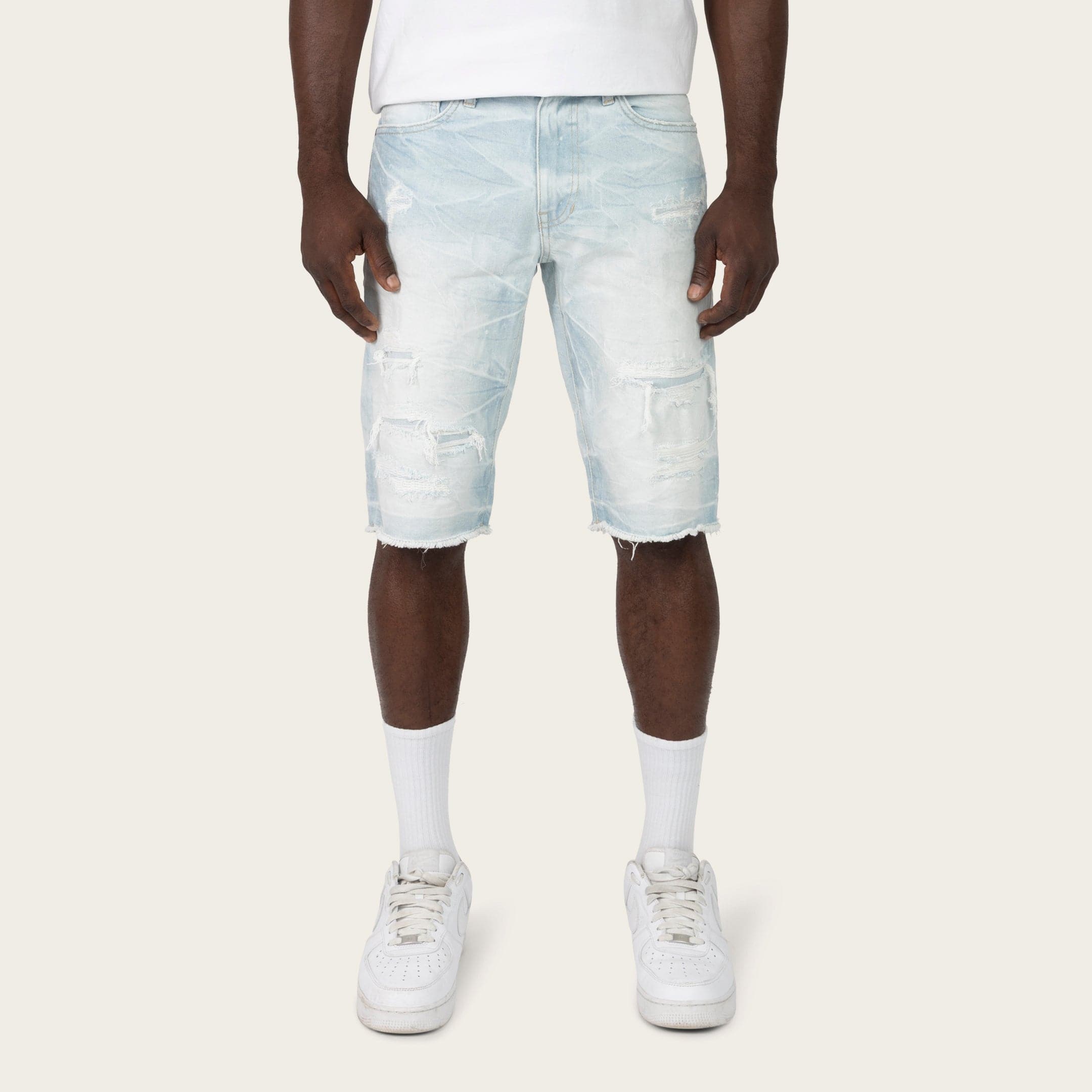 Smokerise Shorts SmokeRise Essential Peyton Blue Jean Shorts SmokeRise Essential Peyton Blue Jean Shorts