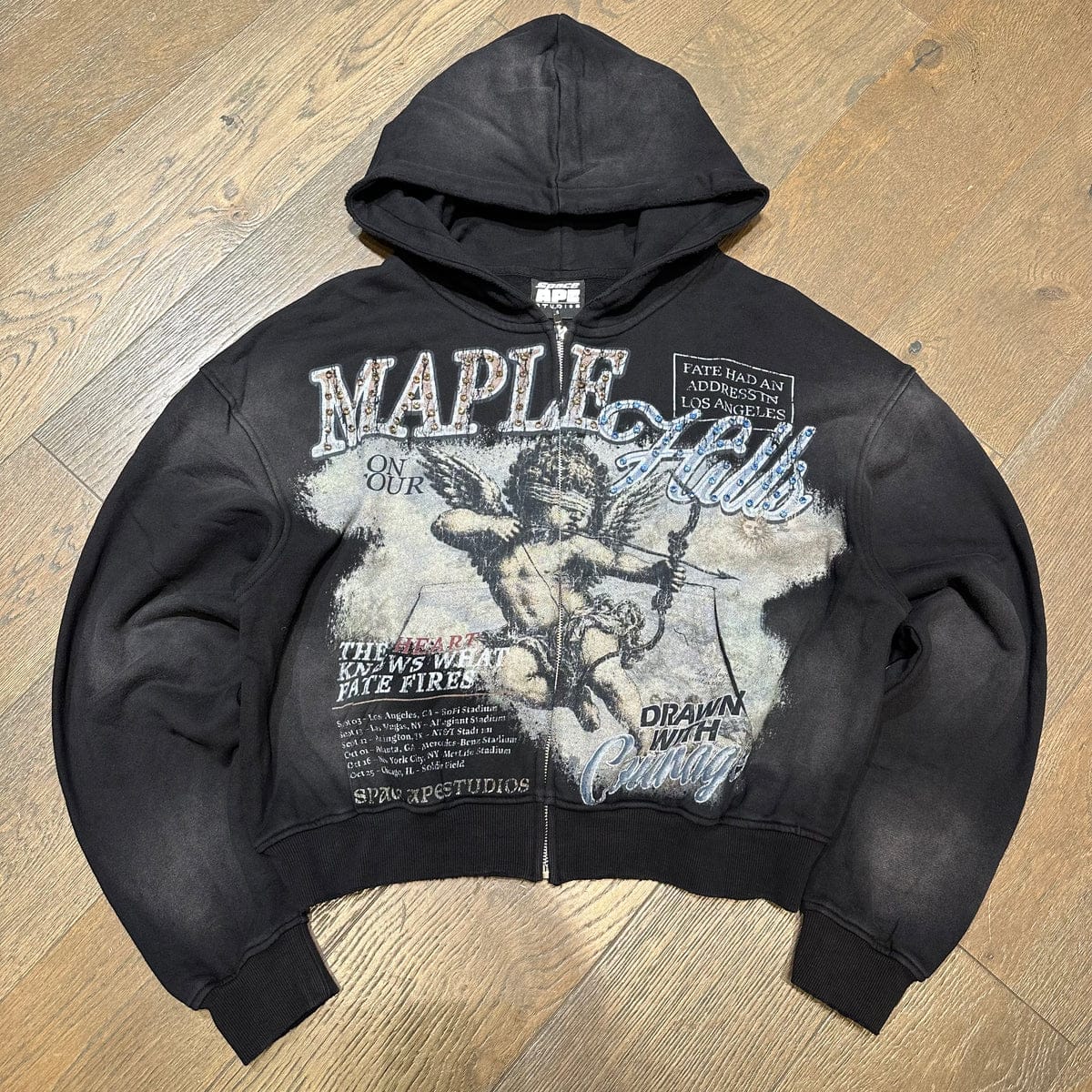 Space Ape Studios Hoodies BLIND ANGEL ZIP UP HOODIE BLIND ANGEL ZIP UP HOODIE