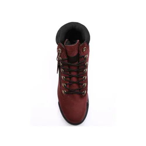 Timberland Boots Timberland Field Boot High Top Burgundy Timberland Field Boot High Top Burgundy