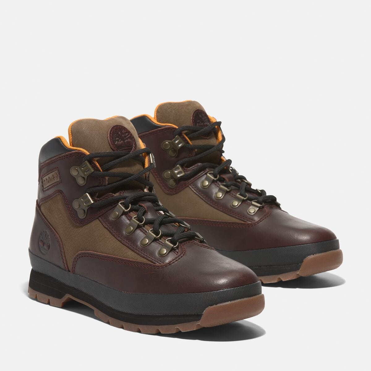 Timberland Boots Timberland Mid Lace Up Euro Hiker Burgundy Full Grain Timberland Mid Lace Up Euro Hiker Burgundy Full Grain