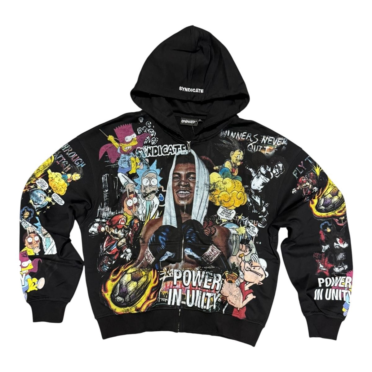 Unity Hoodies Unity" Zip Up Black Unity" Zip Up Black