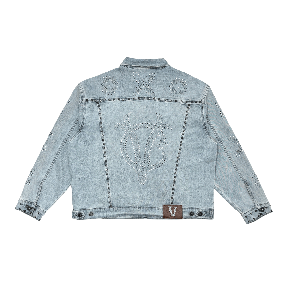 Vicious Denim Jackets EMBELLISHED RHINESTONE DENIM JACKET EMBELLISHED RHINESTONE DENIM JACKET