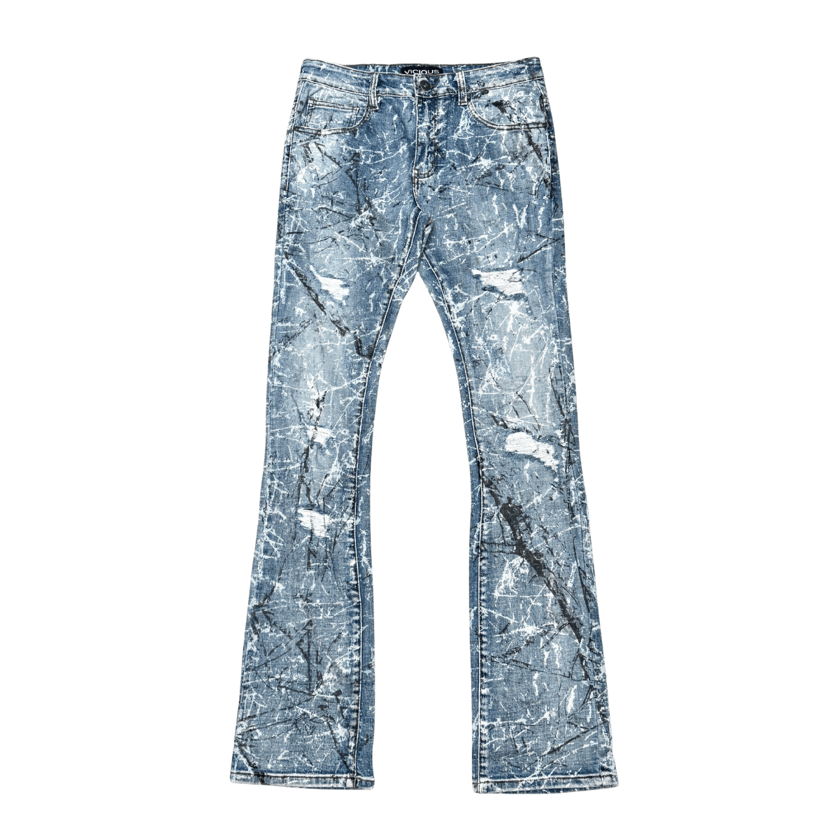 Vicious Denim Vicious Marble Wash Light Blue Denim Vicious Marble Wash Light Blue Denim