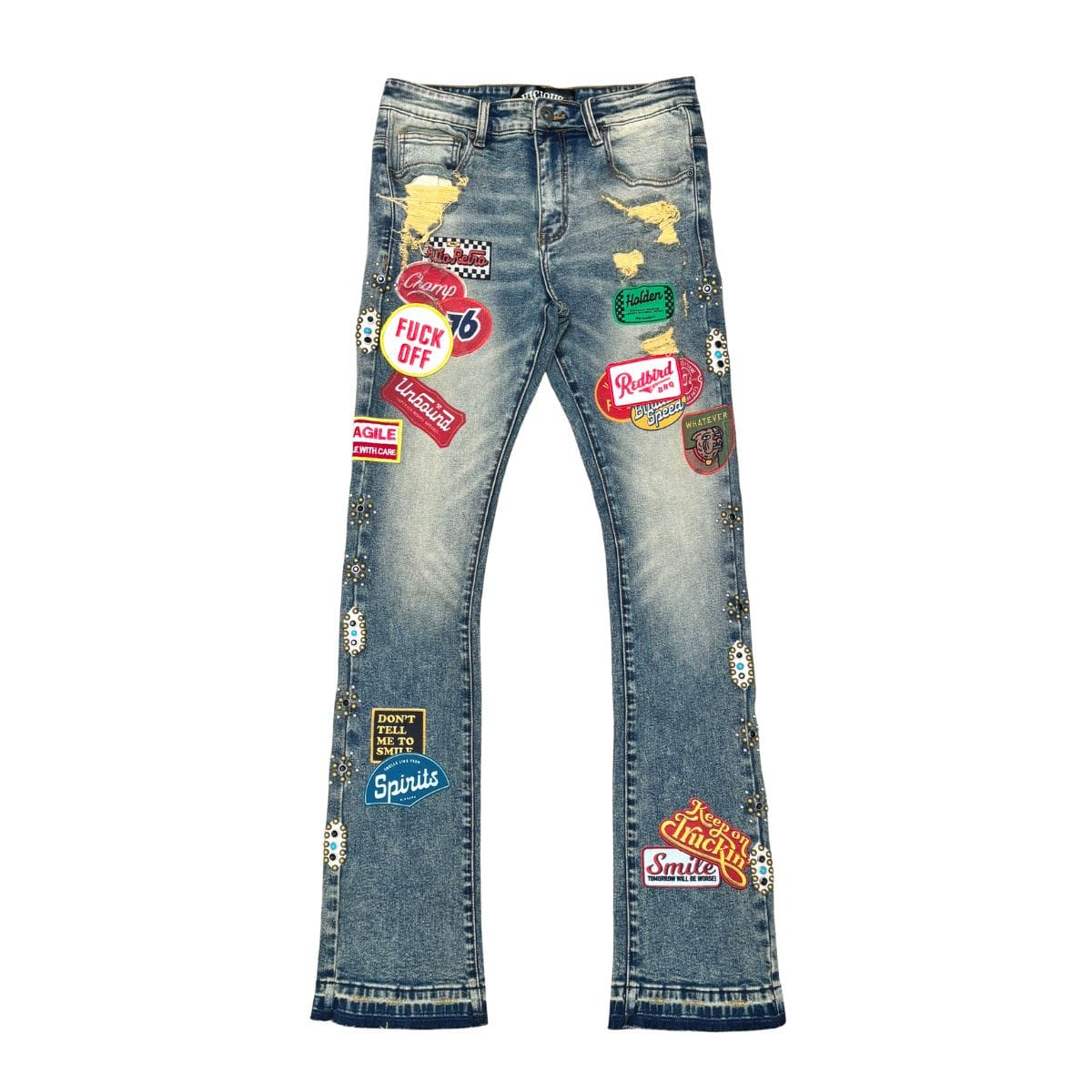Vicious Denim Vicious Patch Jeans Vicious Patch Jeans