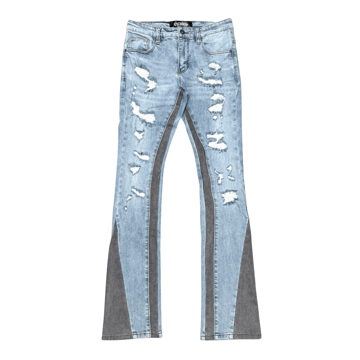 Vicious Denim Vicious Premium Flare 2 Tone Vicious Premium Flare 2 Tone