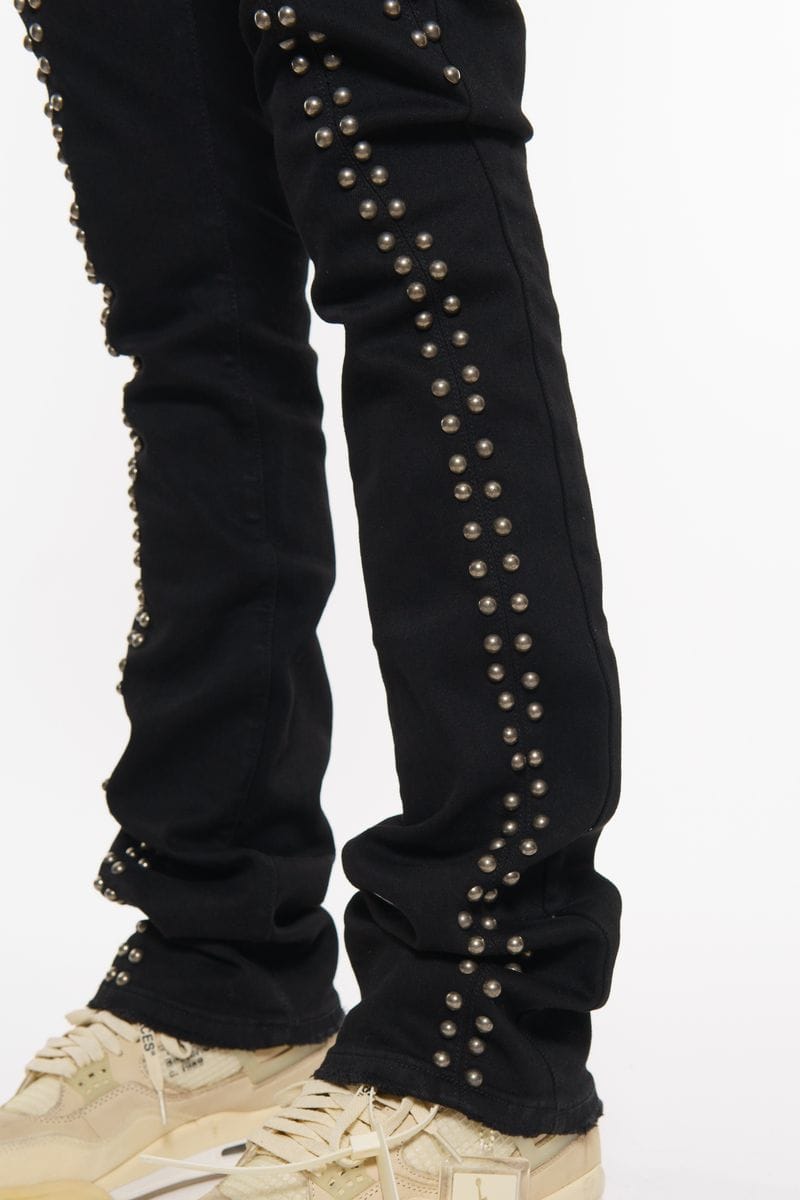 Vicious Denim Vicious Side Stud Black Denim Vicious Side Stud Black Denim