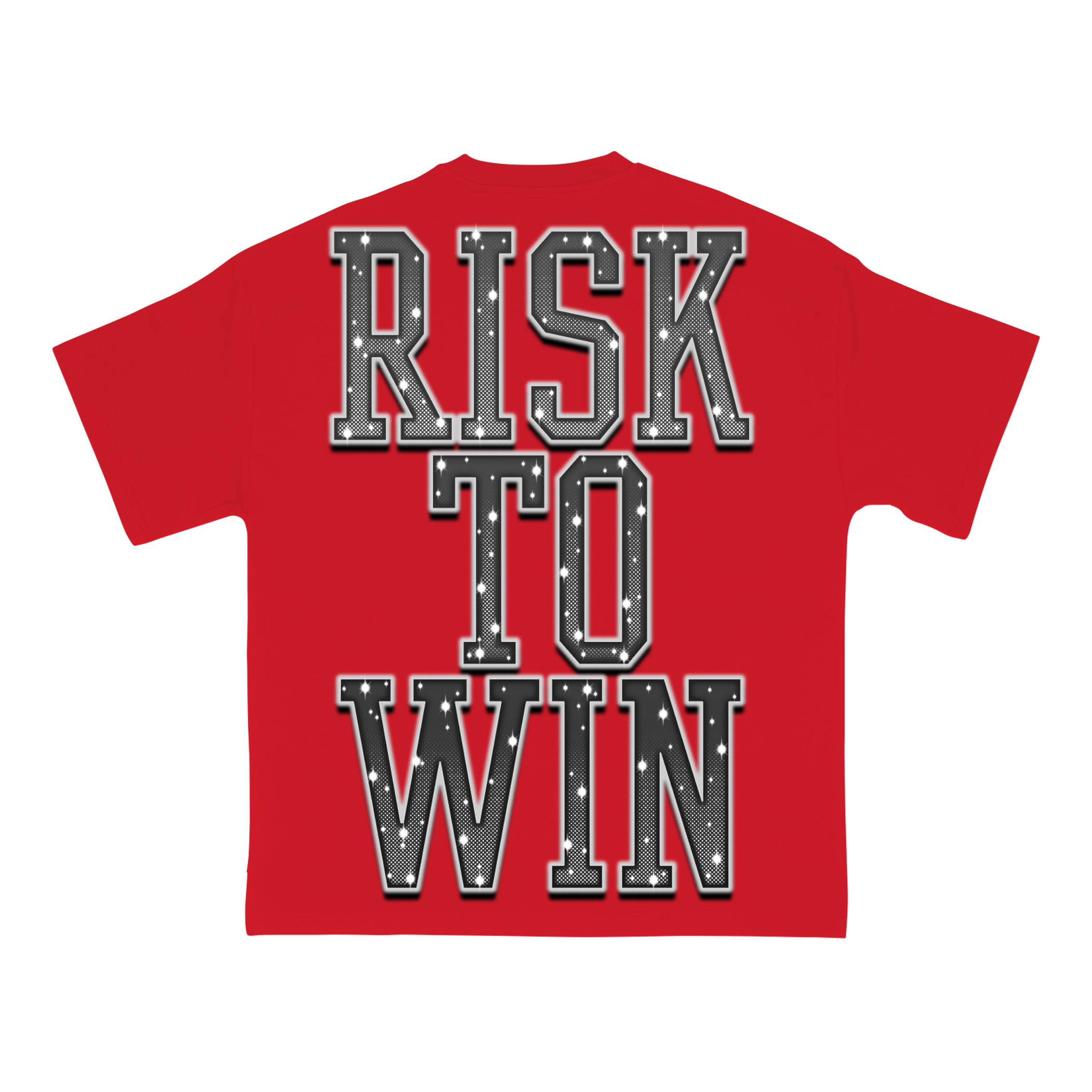 Wkndriot T-Shirts RISK TO WIN RED W/ RHINESTONES RISK TO WIN RED W/ RHINESTONES