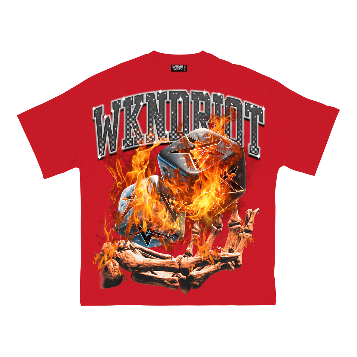 Wkndriot T-Shirts RISK TO WIN RED W/ RHINESTONES RISK TO WIN RED W/ RHINESTONES