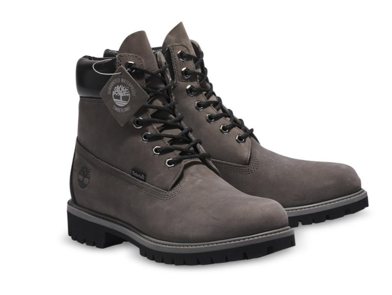 Timberland Premium 6-Inch Waterproof Boots Dark Grey - Save 40%.