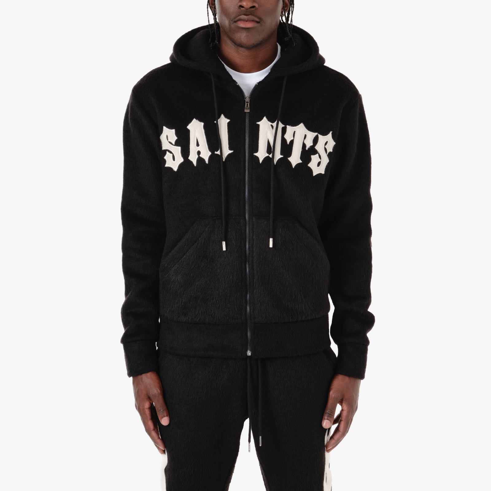 Saints Mohair Hoodie
