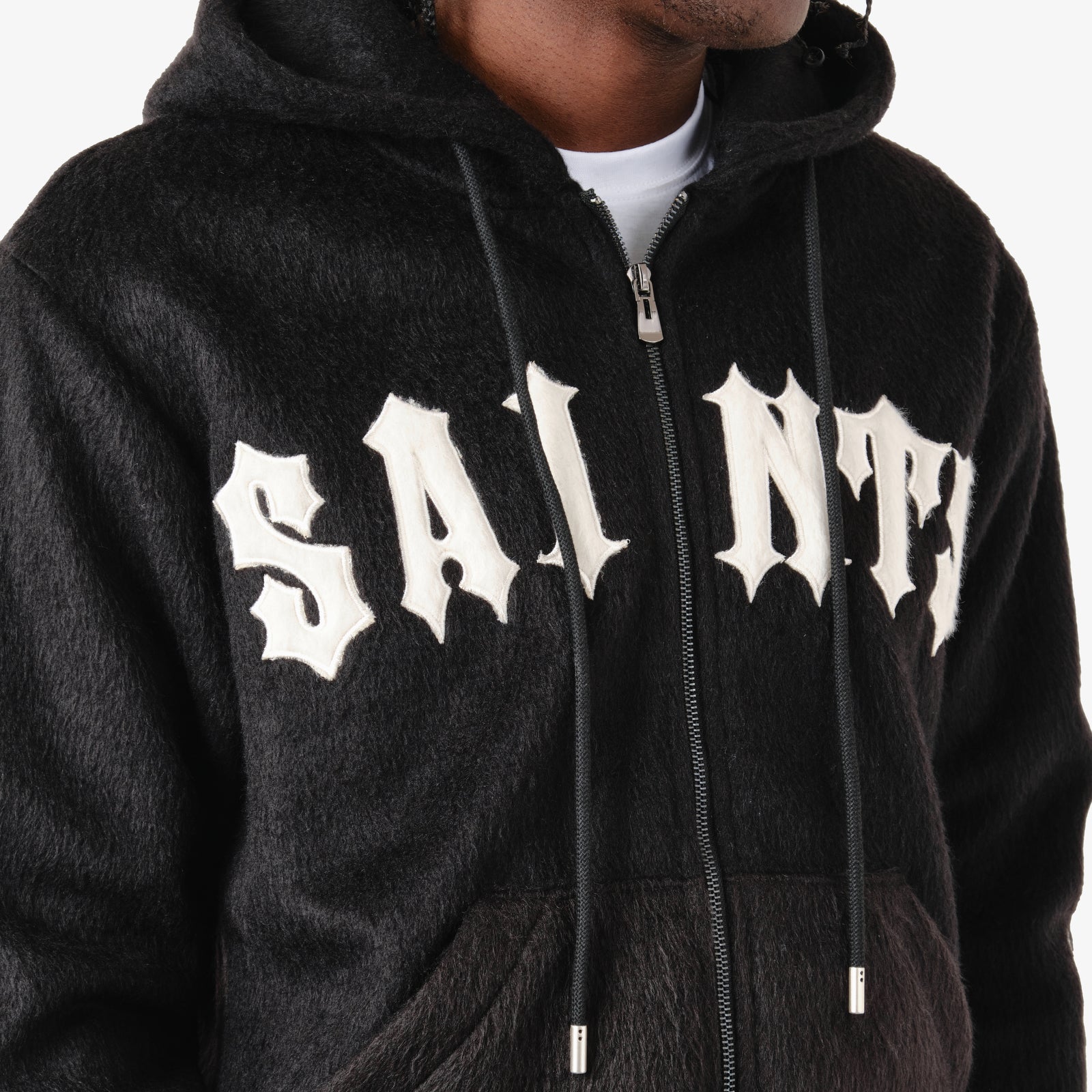 Saints Mohair Hoodie