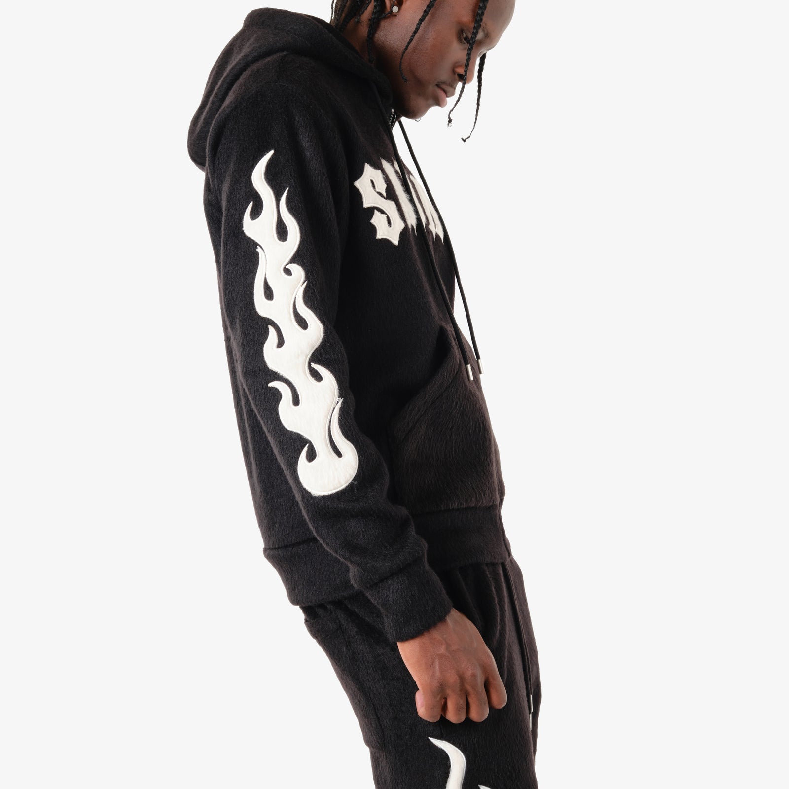 Saints Mohair Hoodie