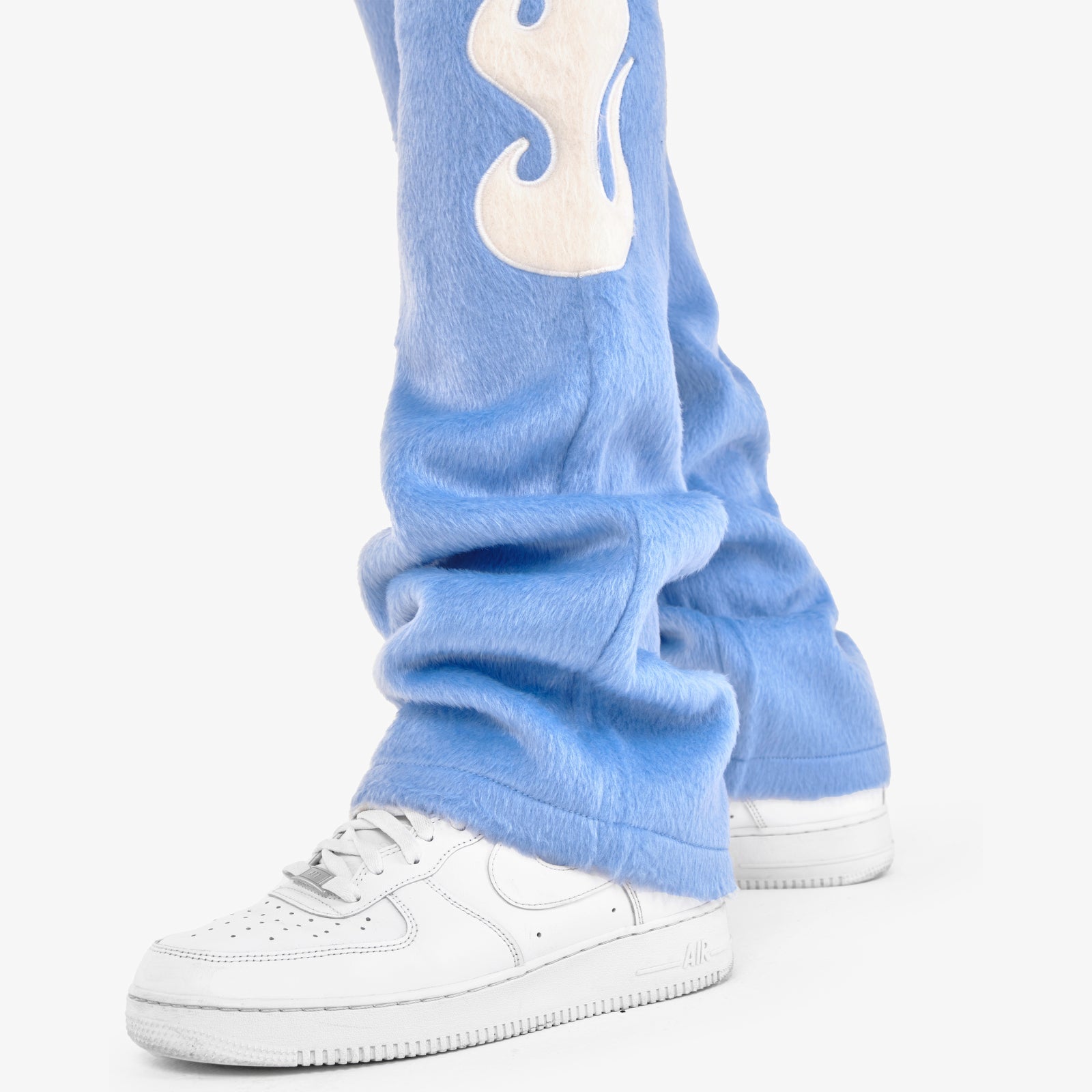 Saints Mohair Stacked Sweatpants