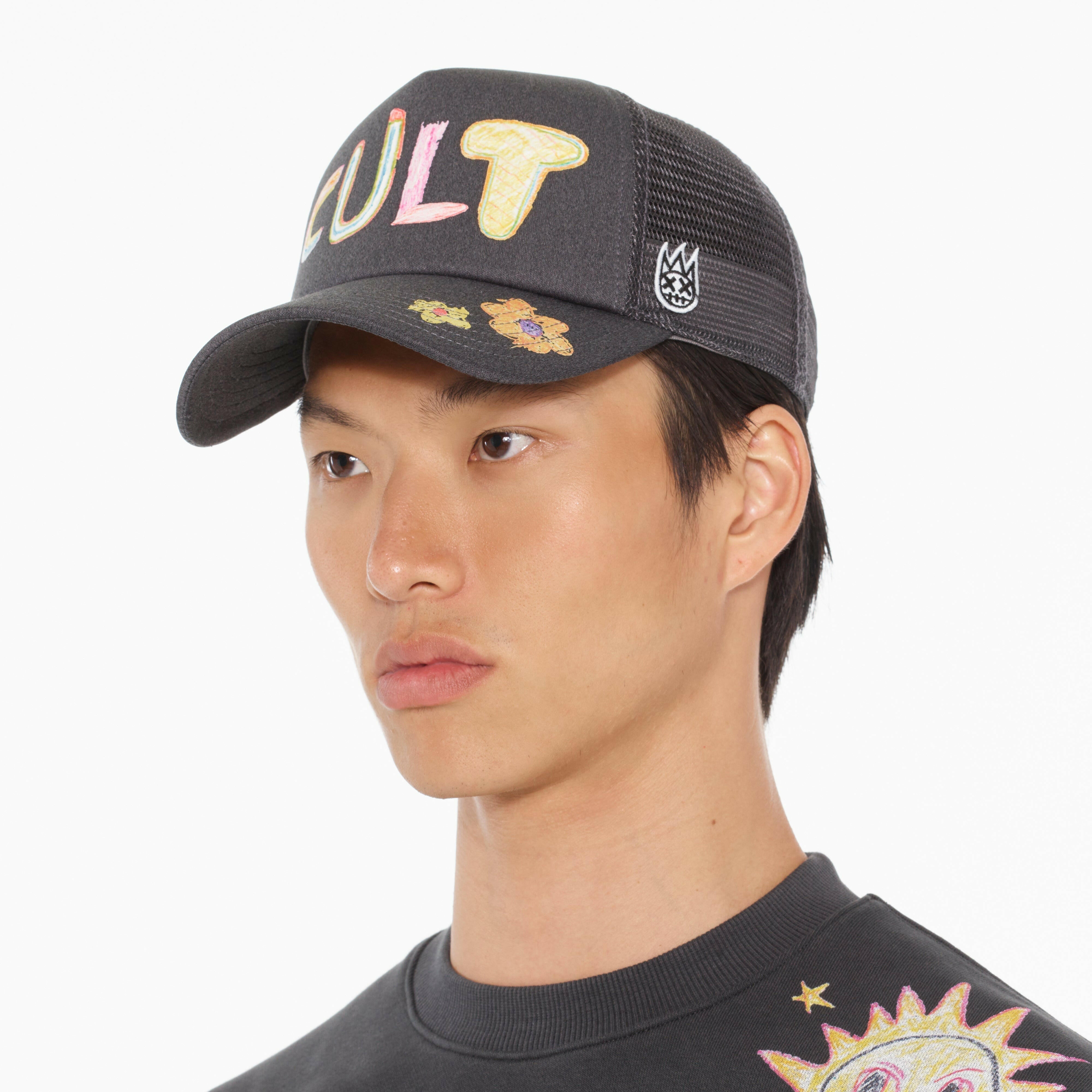 Cult Hand Drawn Trucker Hat.