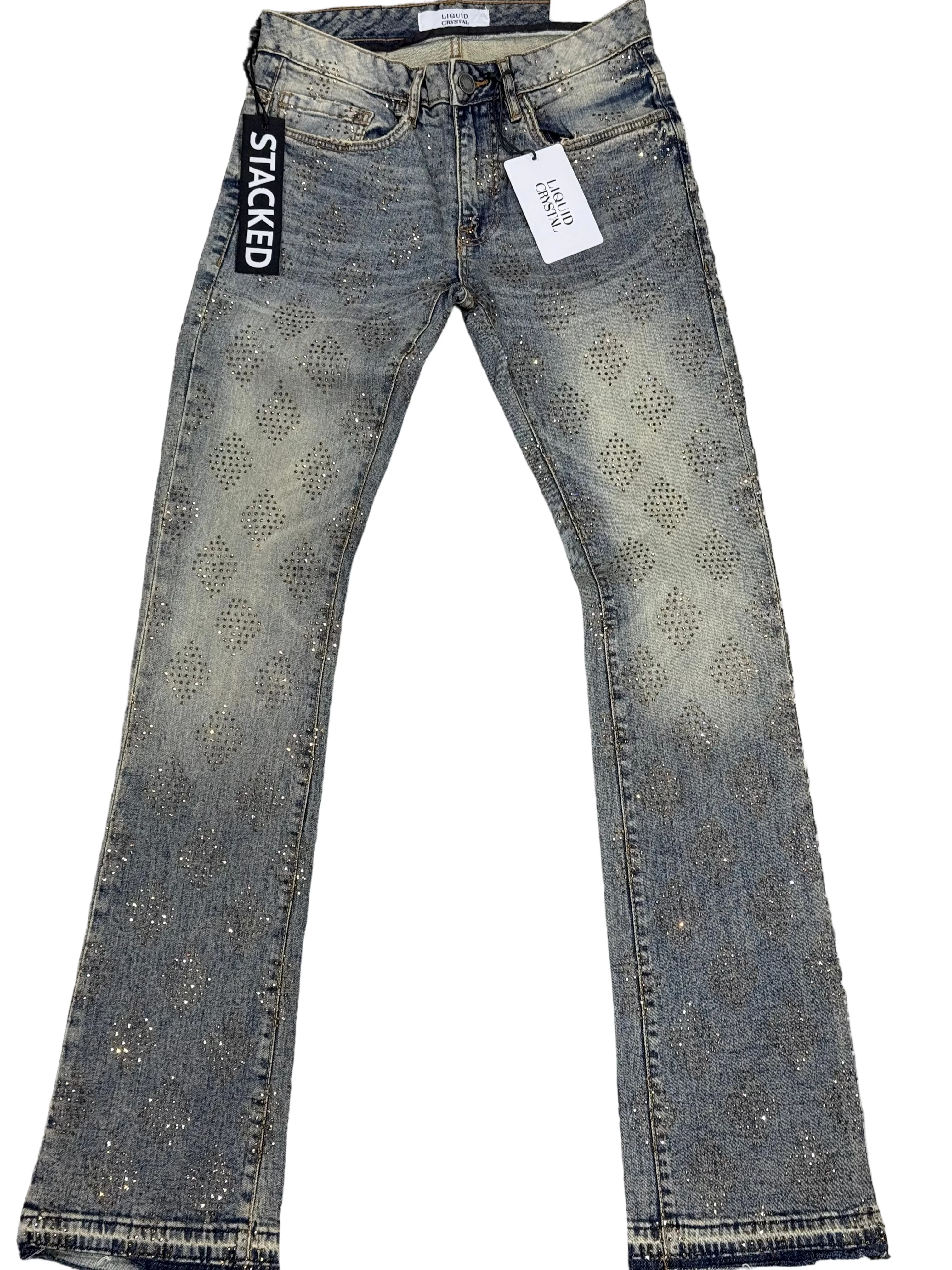 Jordan Craig Liquid Crystal Super Skinny Stacked Jeans 