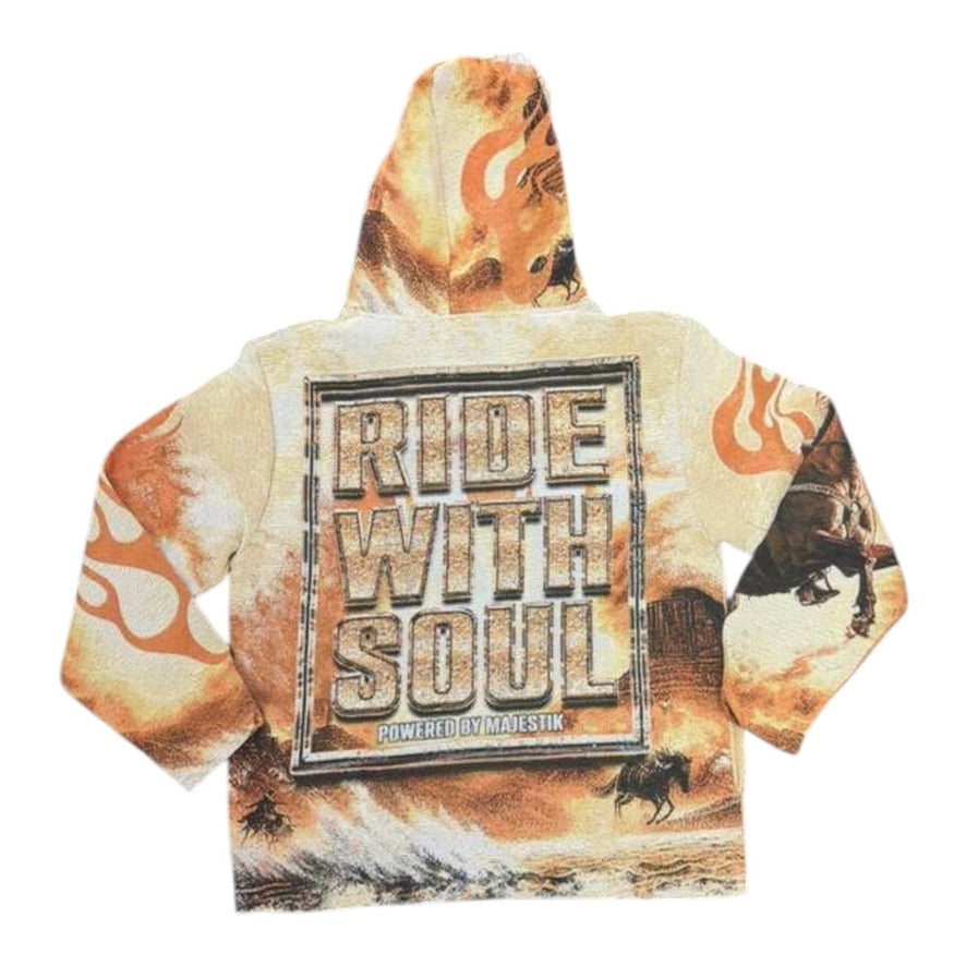 Majestik Ride With Soul Tapestry Hoodie 