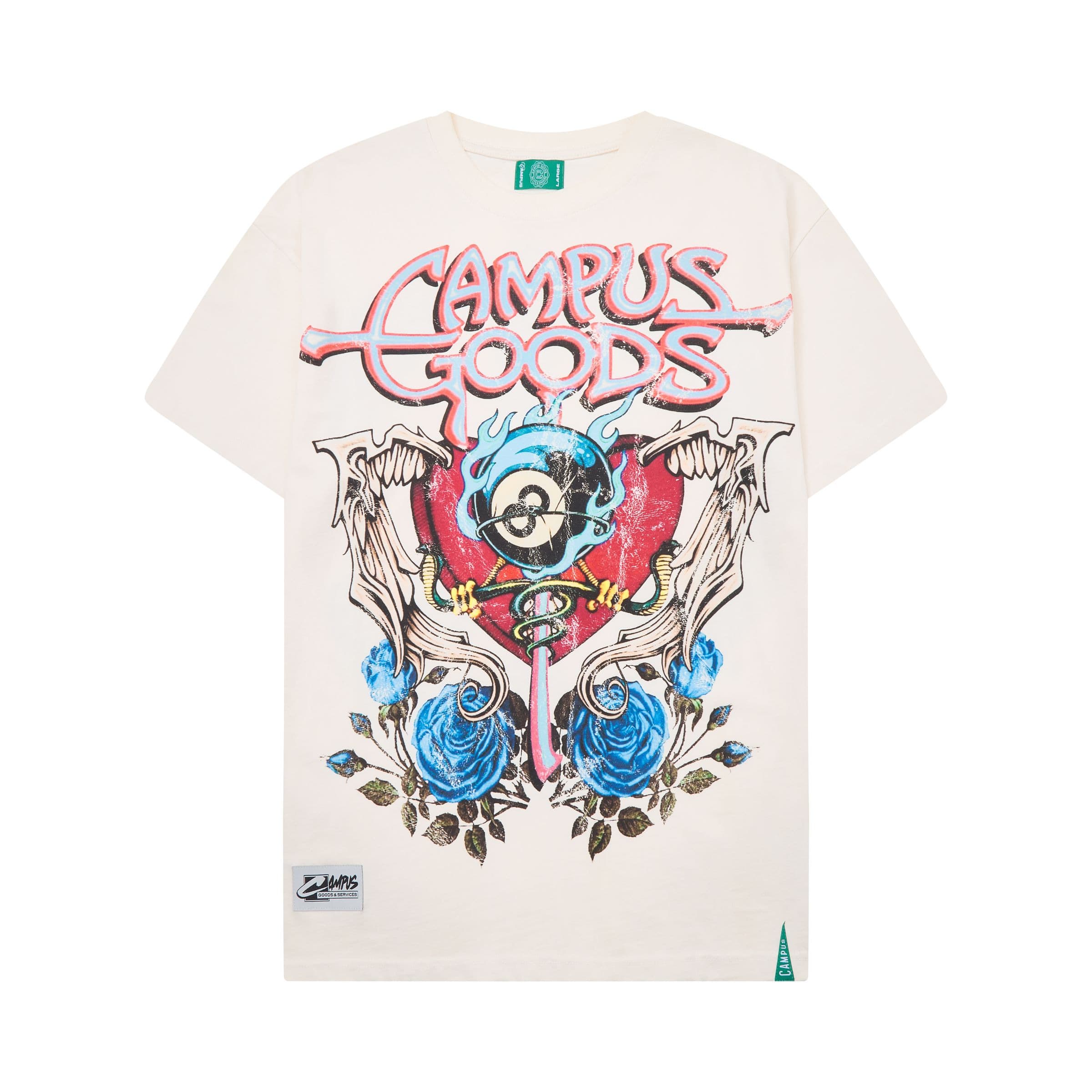 Campus Goods Sets Campus Burning Heart Shorts Set Campus Burning Heart Shorts Set
