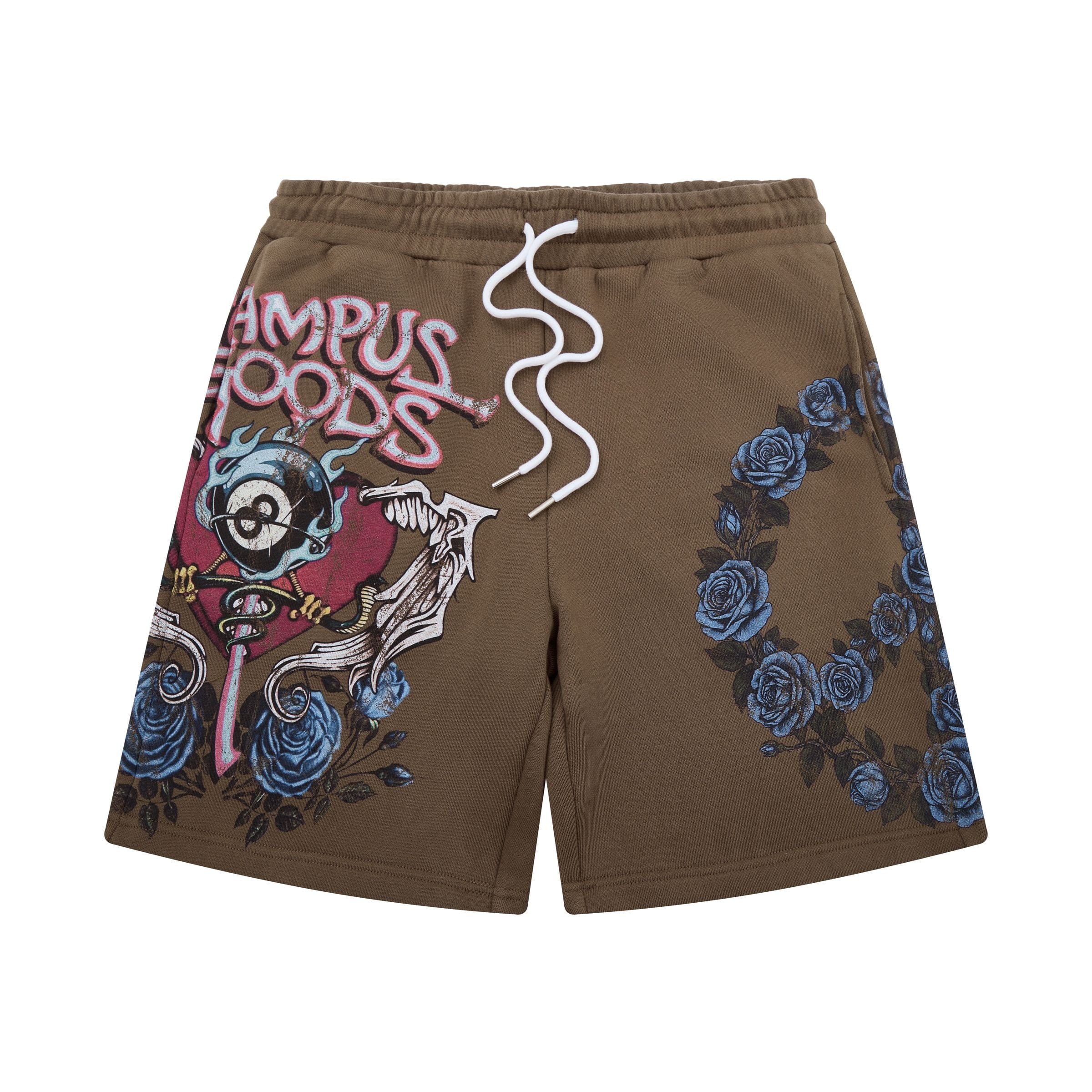 Campus Goods Sets Campus Burning Heart Shorts Set Campus Burning Heart Shorts Set