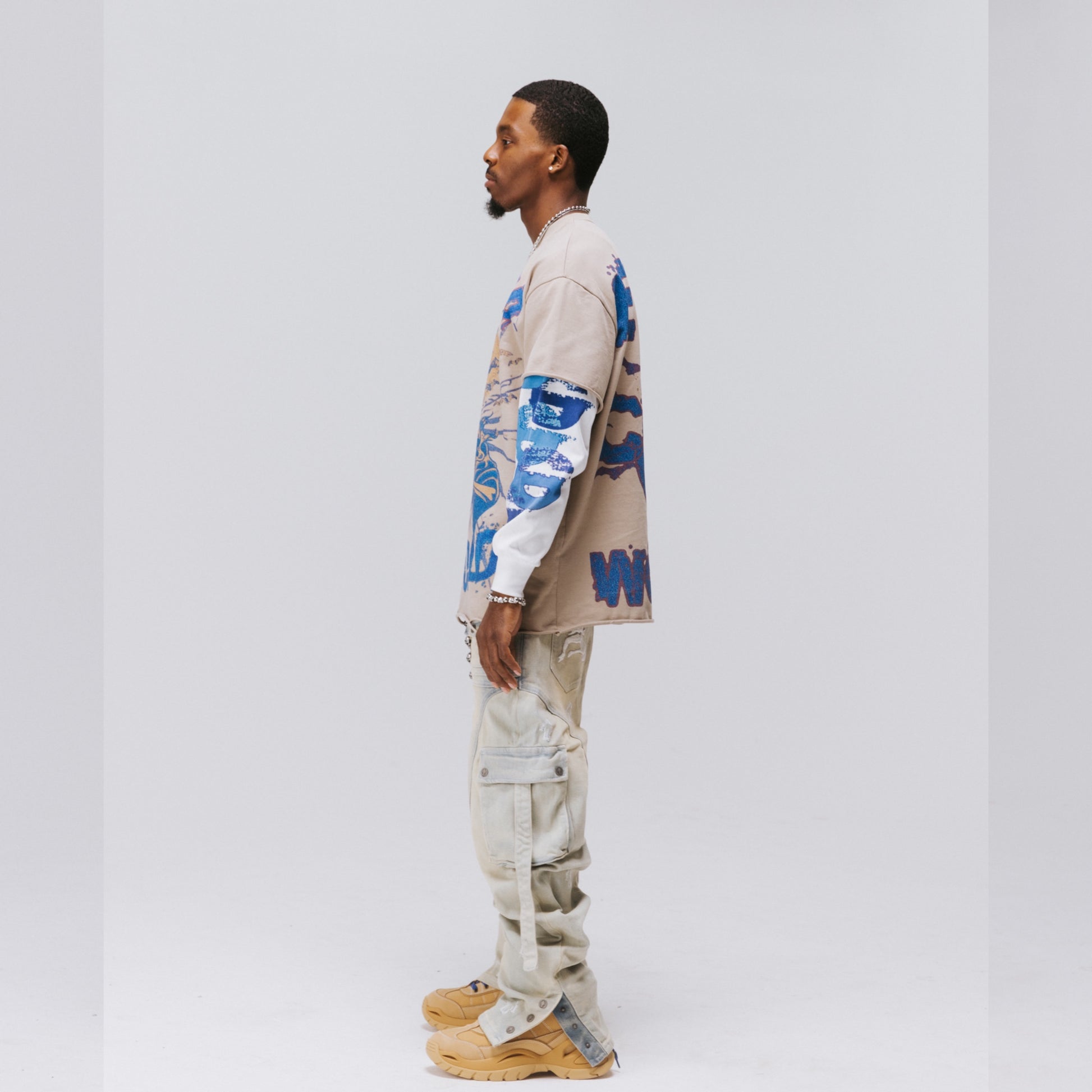 Essence.Wrld  ECW Reaper Double Sleeve Tee.