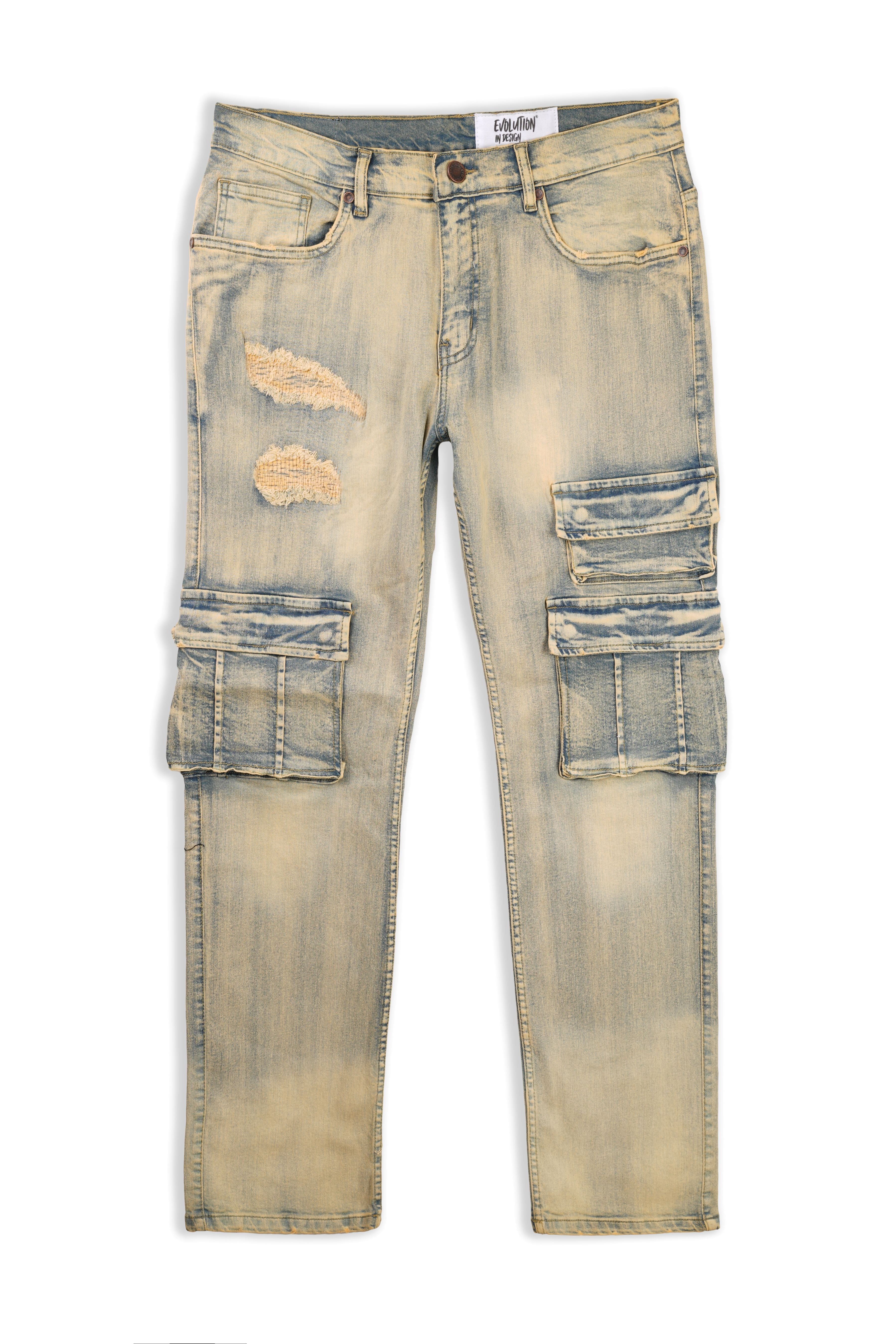 Big Kids Staple Relaxed Straight Denim Pant - Ice Tint