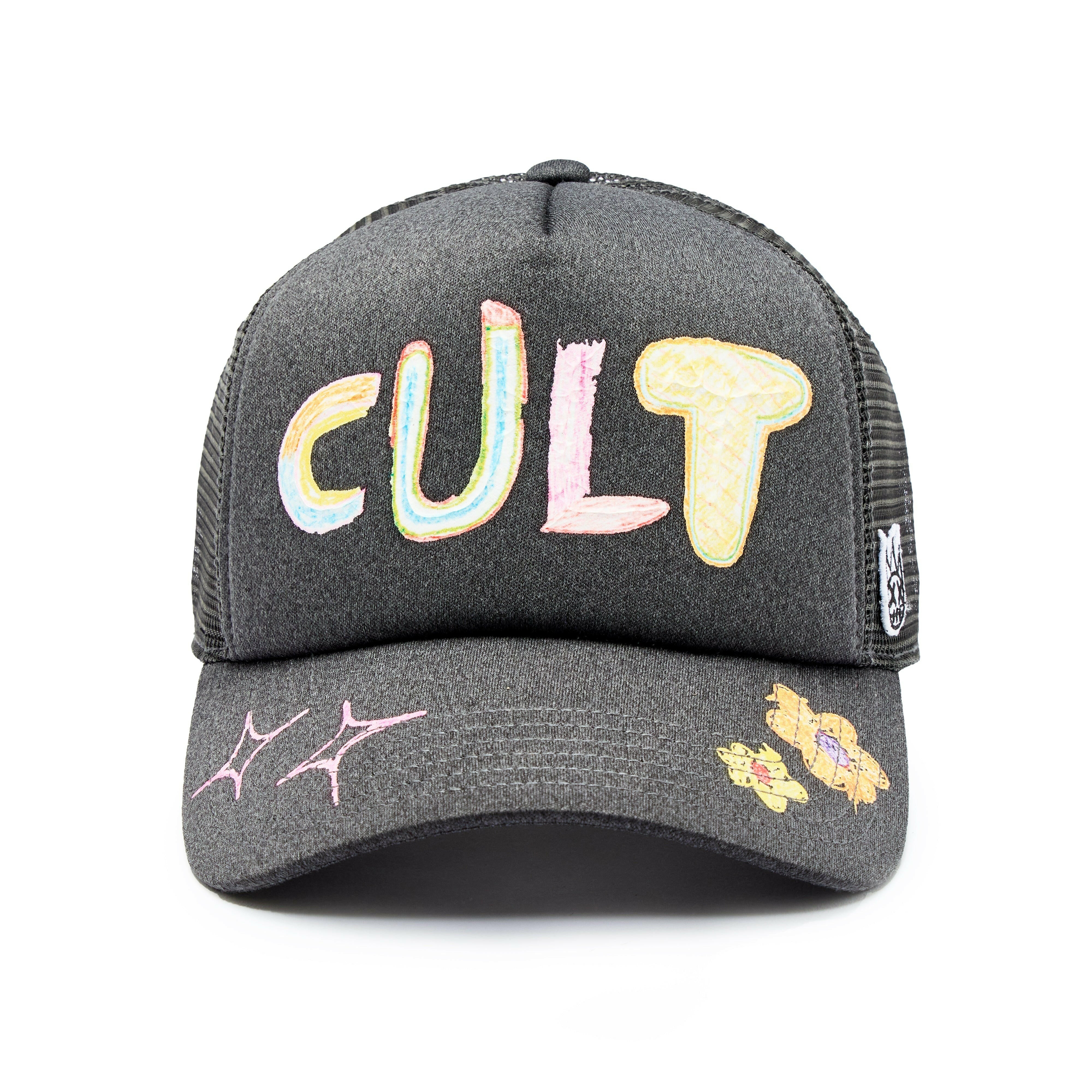 Cult Hand Drawn Trucker Hat.