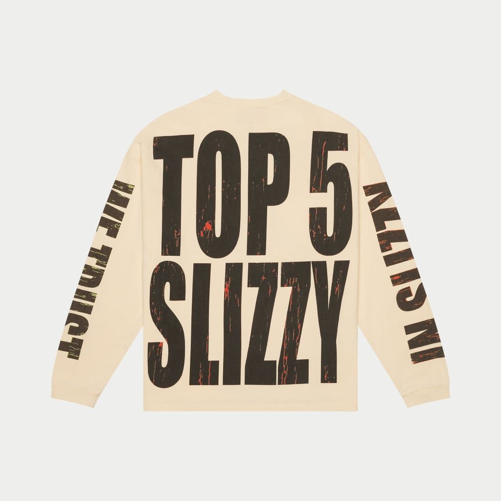 Godspeed Top 5 Slizzy Tee.