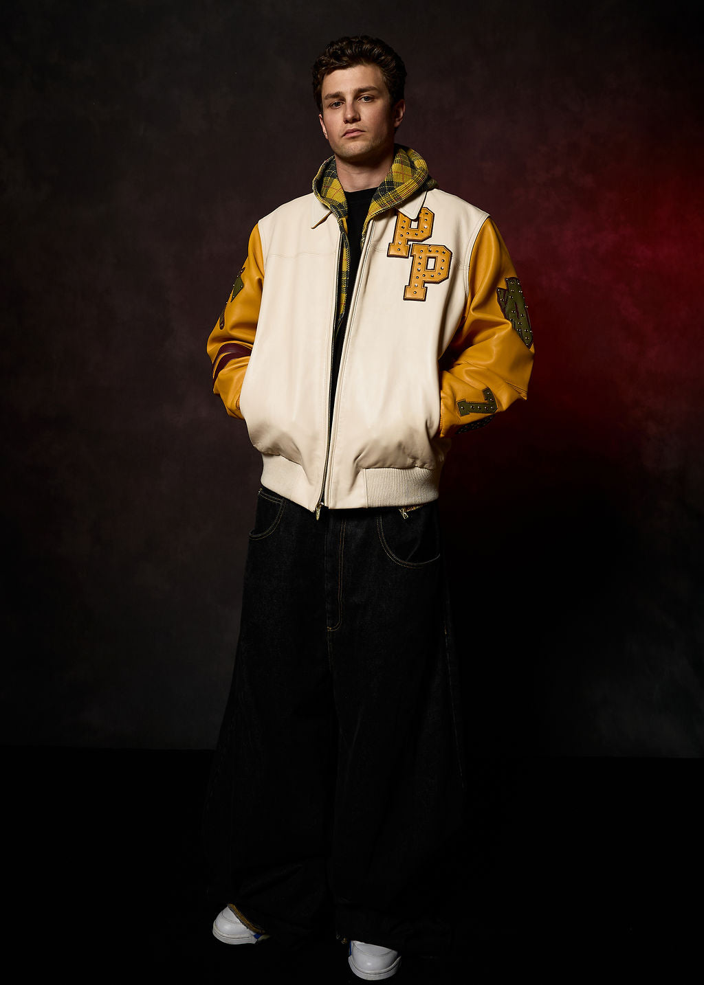 Pelle Pelle Renegades Jacket - White & Gold 