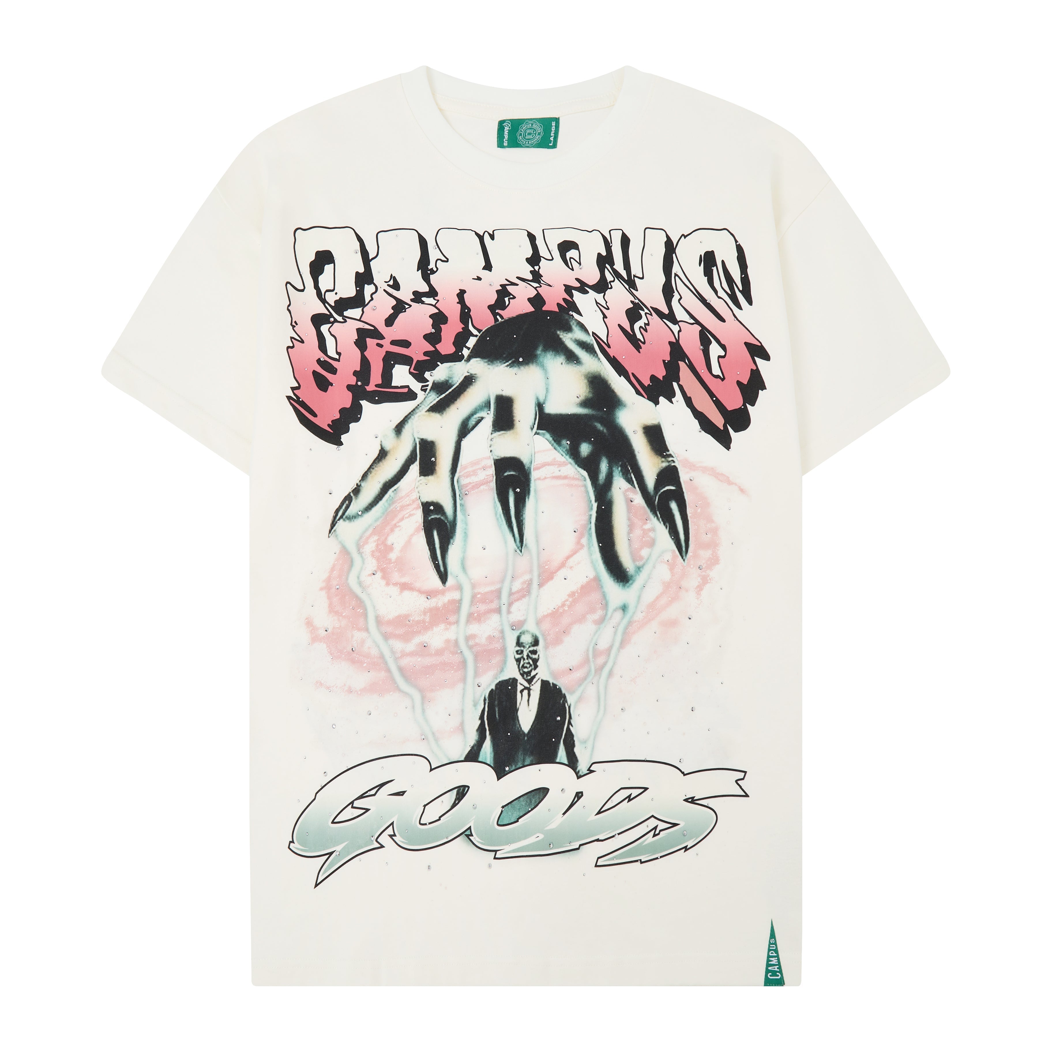 Campus Static Tee - Cream.