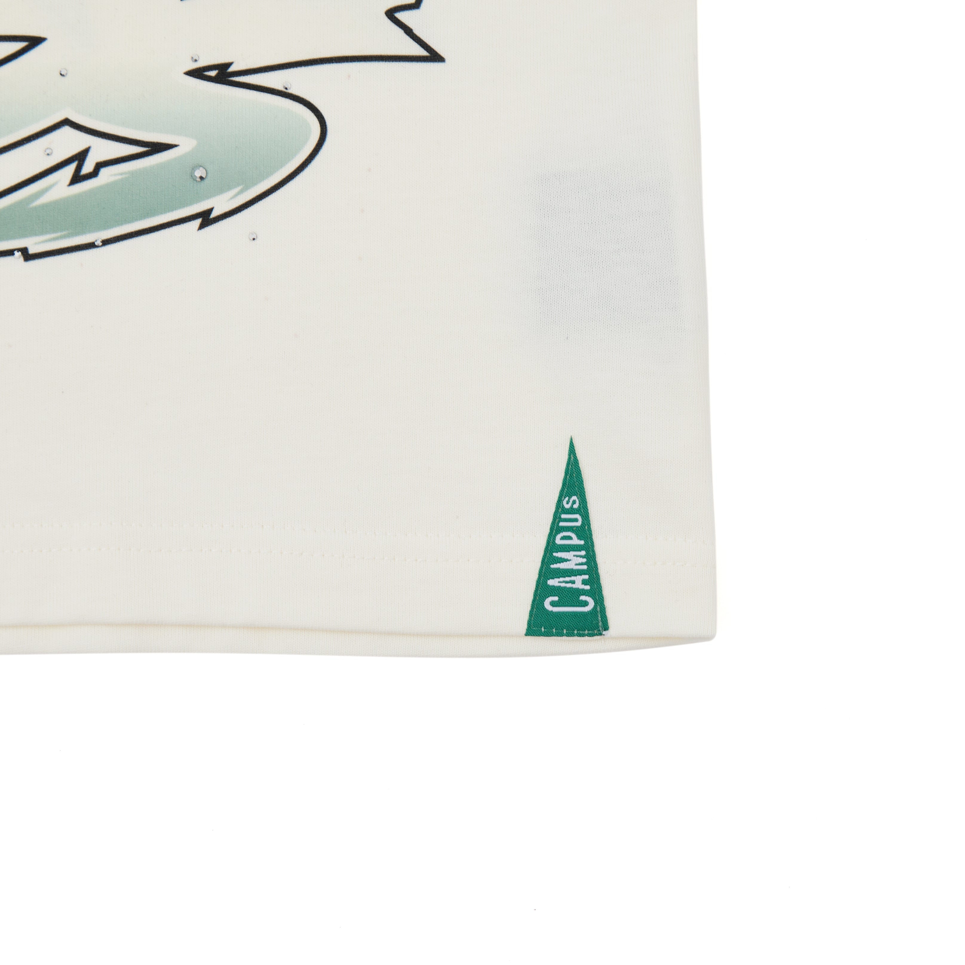 Campus Static Tee - Cream.