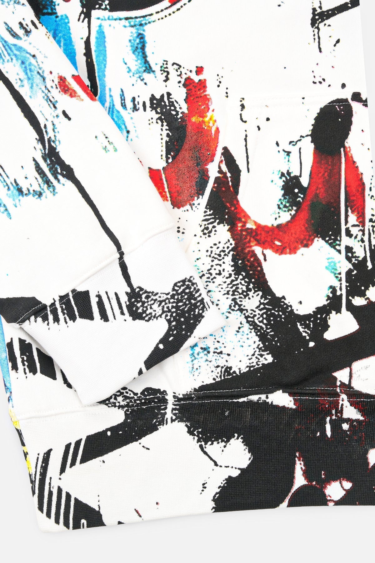 RtA Dion White Graffiti Hoodie 