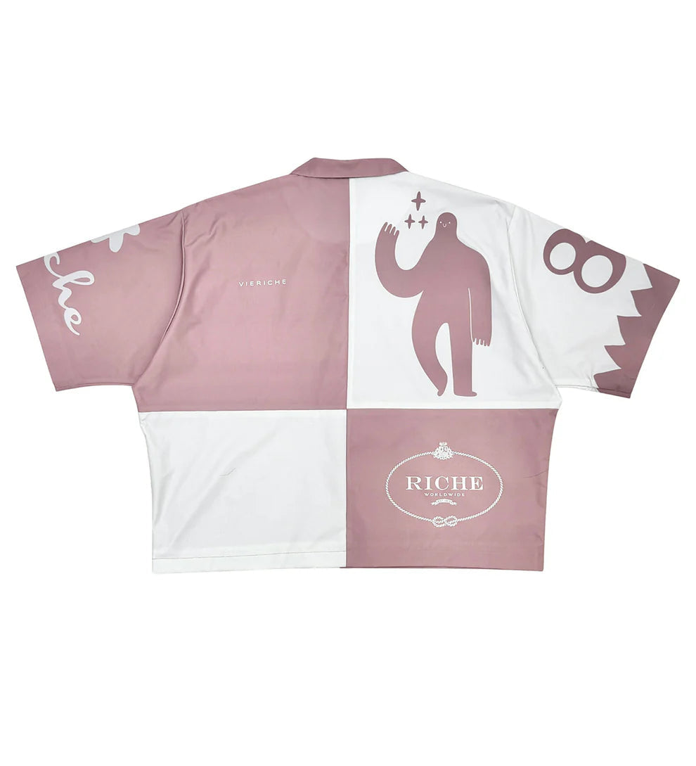 Vie+Riche Paris Mauve Tribal Shirt.