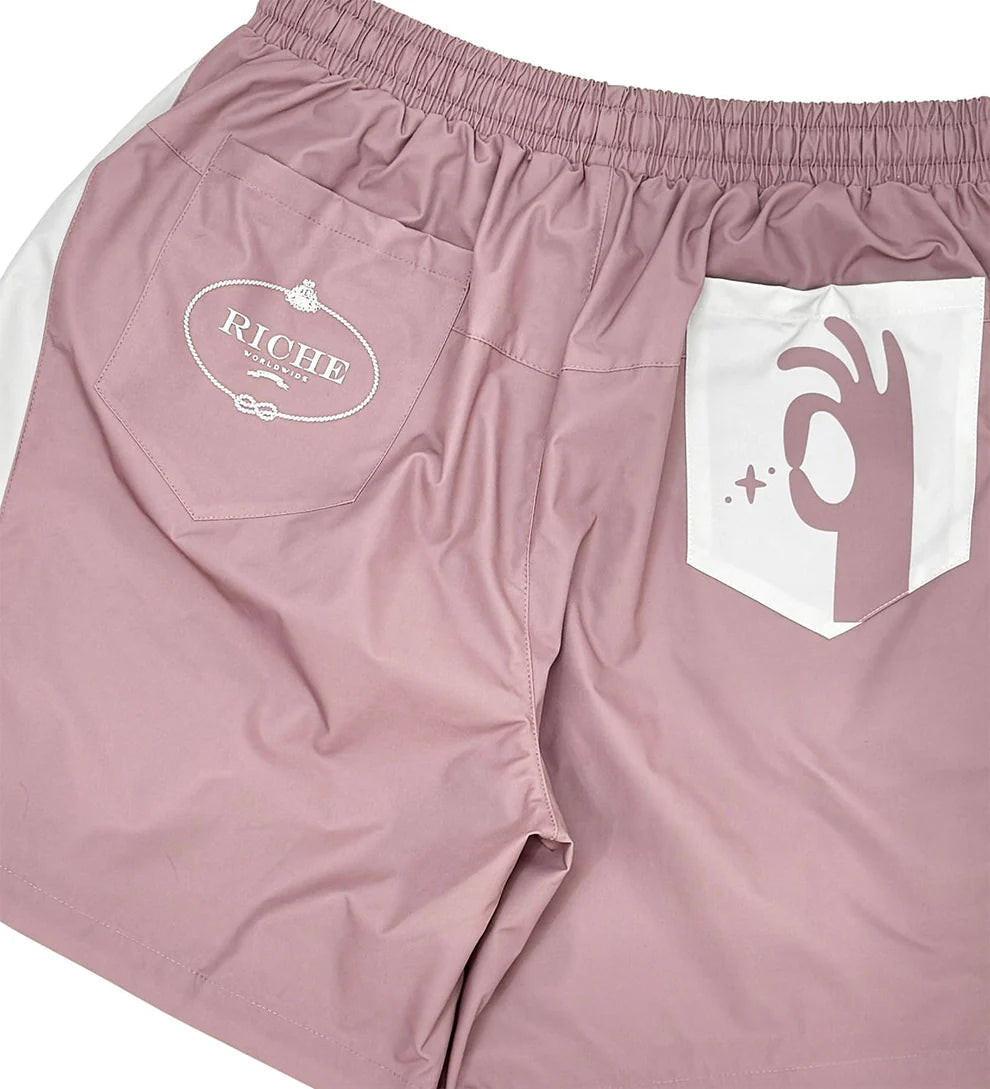 Vie+Riche Paris Mauve Tribal Shorts.