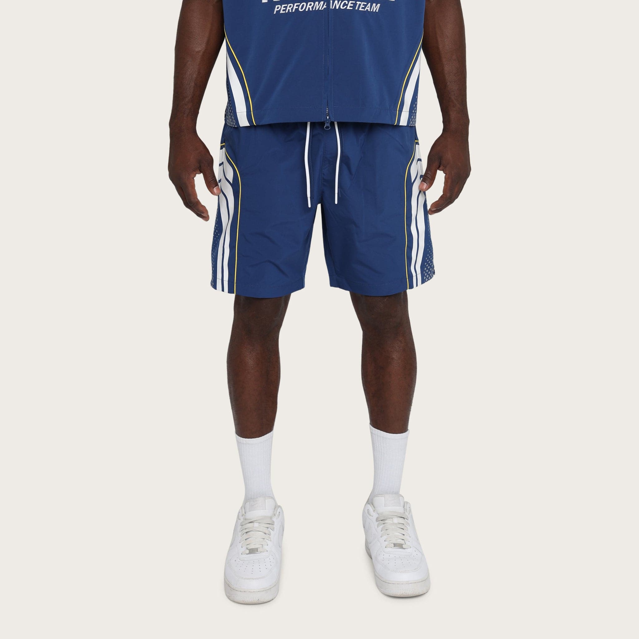 Smokerise Sets SmokeRise Oversized Cropped Triumph Woven Set - Blue SmokeRise Oversized Cropped Triumph Woven Set - Blue