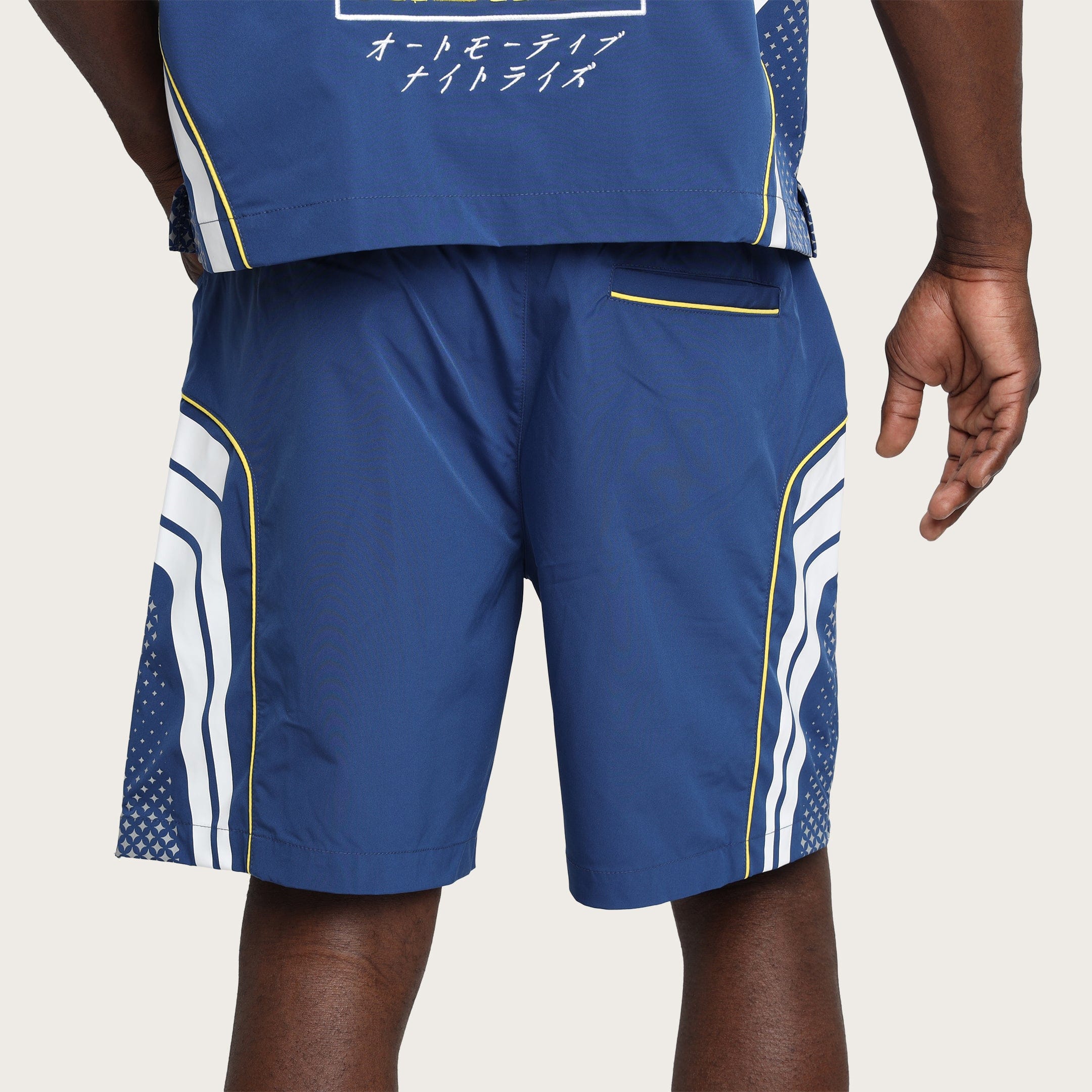 Smokerise Sets SmokeRise Oversized Cropped Triumph Woven Set - Blue SmokeRise Oversized Cropped Triumph Woven Set - Blue