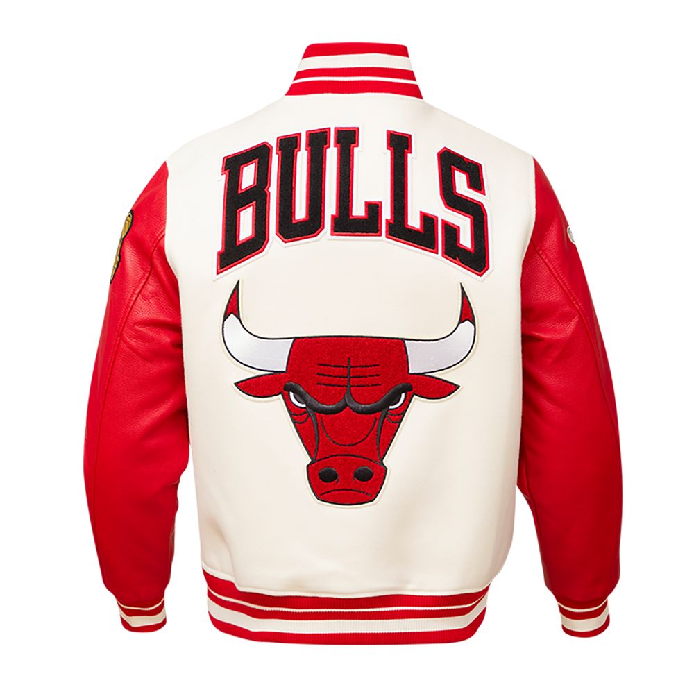 NBA Chicago Bulls Retro Classic Rib Wool Varsity Jacket