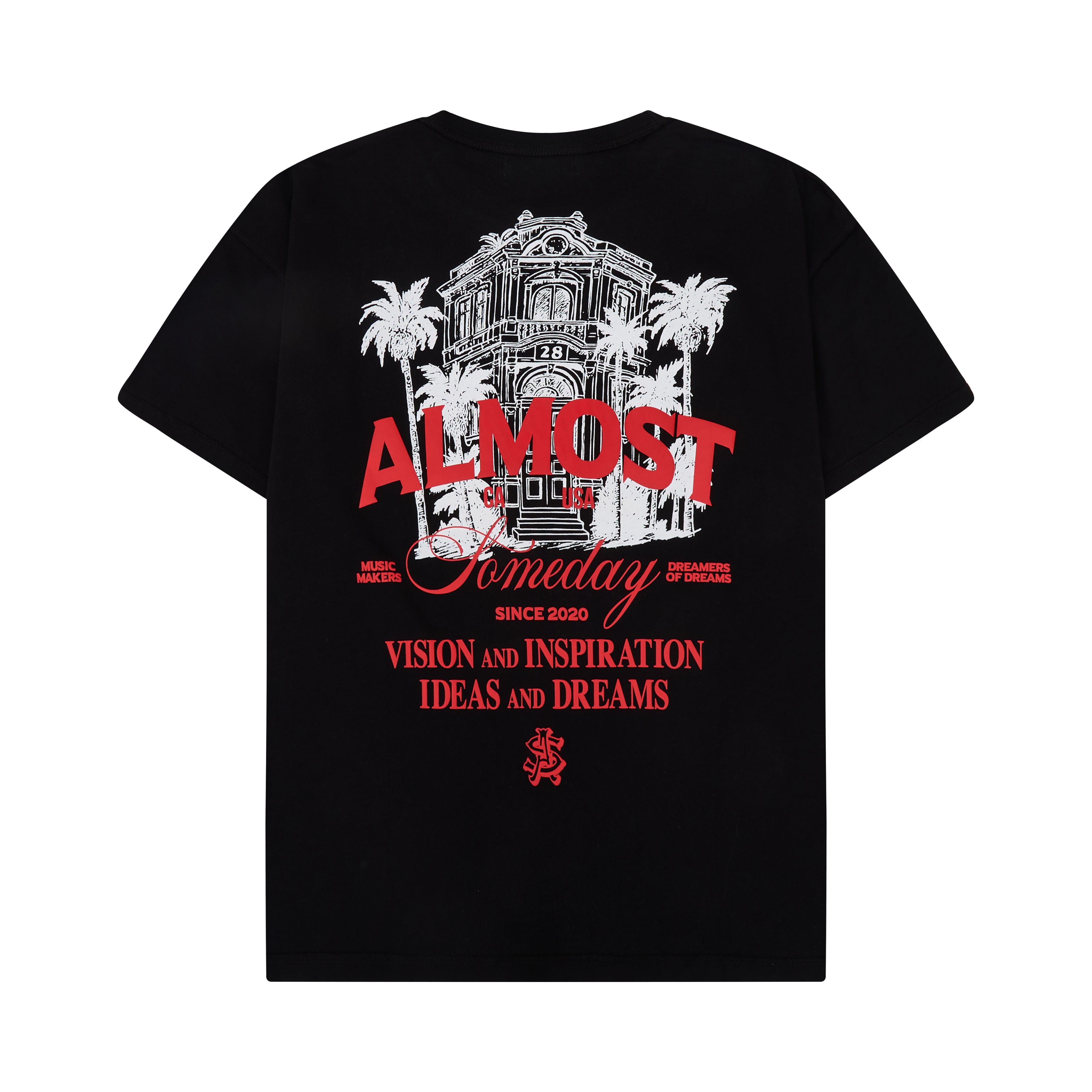 Almost Someday T-Shirts Almost Someday Beverly Black Tee Almost Someday Beverly Black Tee