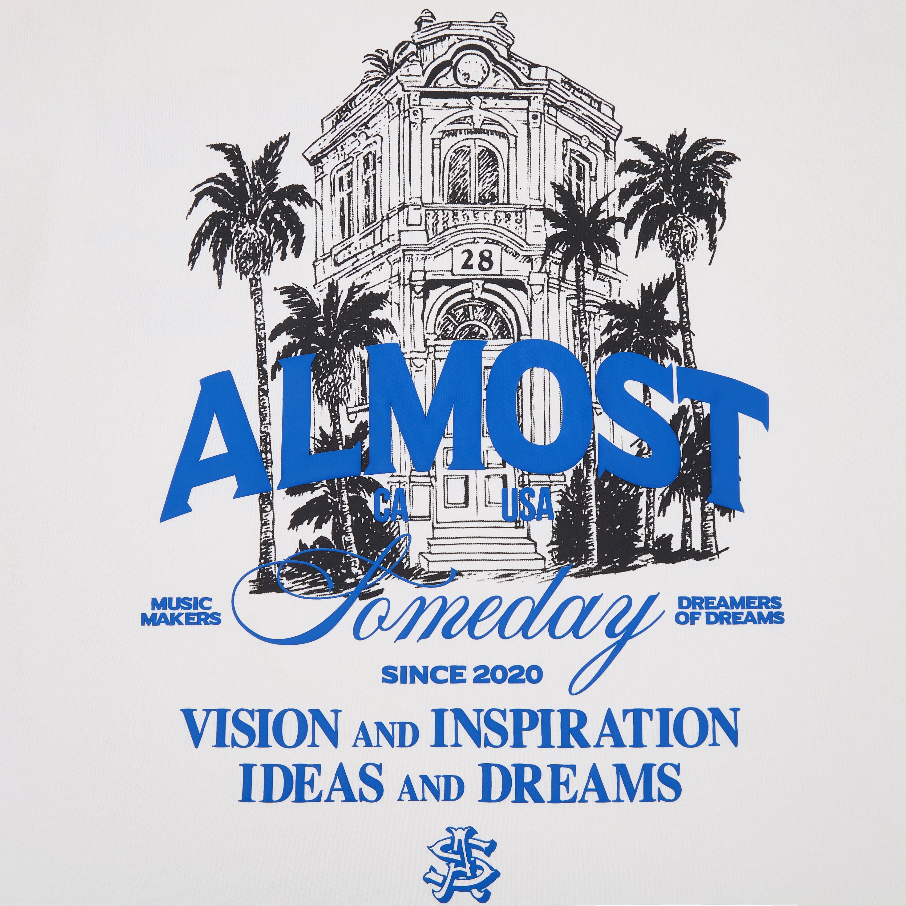 Almost Someday T-Shirts Almost Someday Cream Beverly Tee Almost Someday Cream Beverly Tee