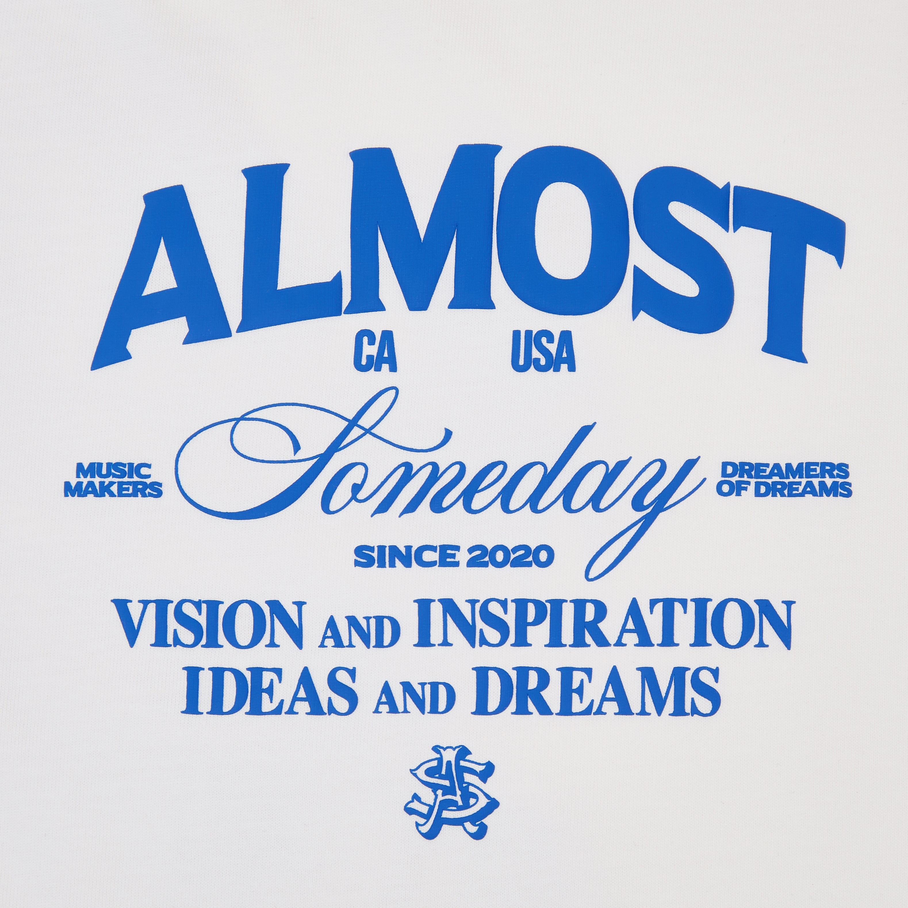 Almost Someday T-Shirts Almost Someday Cream Beverly Tee Almost Someday Cream Beverly Tee