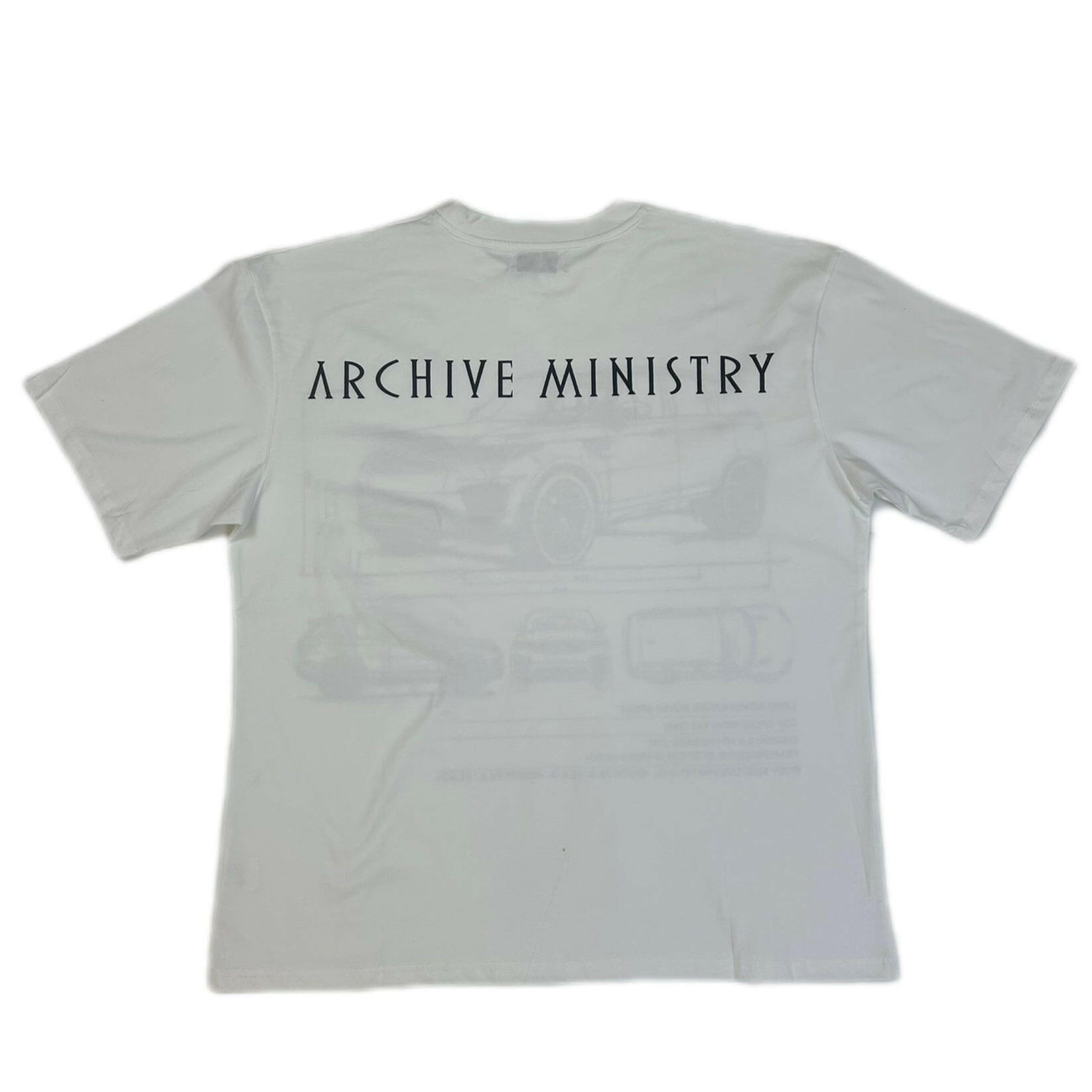 Archive Ministry T-Shirts Archive Ministry Rover Tee - White Archive Ministry Rover Tee - White