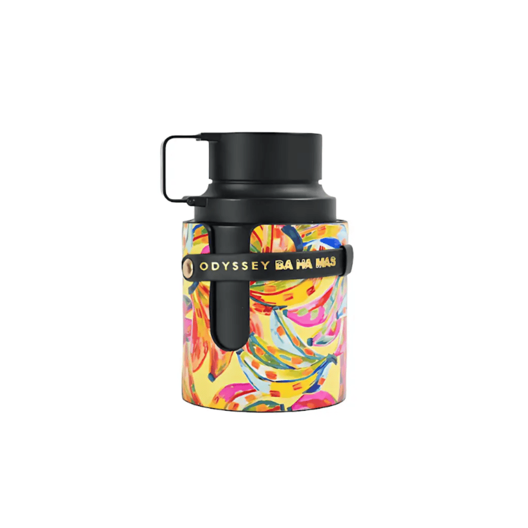 Armaf Odyssey Ba Ha Mas fragrance bottle with lemon and citrus notes, displayed in a stylish 100ml packaging.