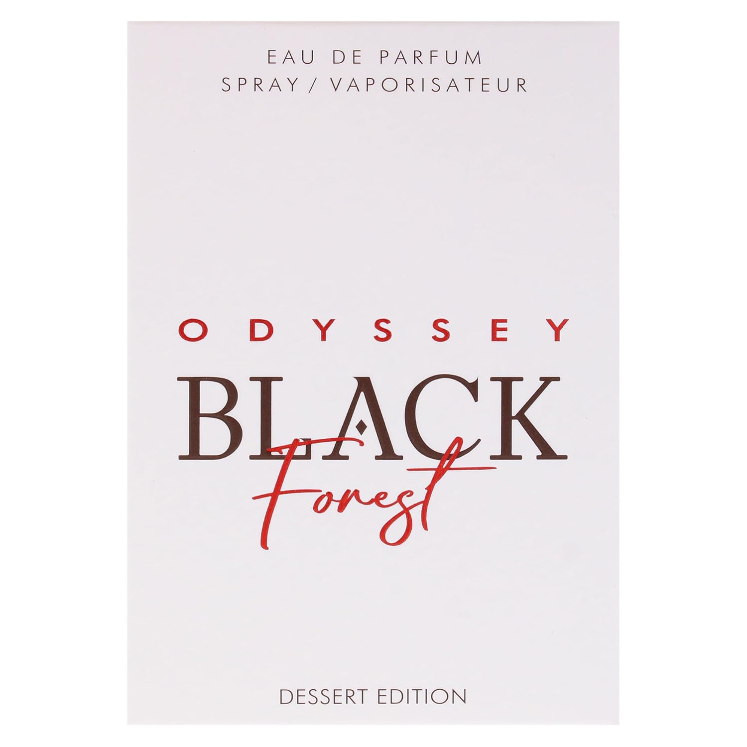 Armaf Fragrance Armaf Odyssey Black Forest Dessert Edition Eau de Parfum Spray Unisex, 3.4 Fl. Oz. Armaf Odyssey Black Forest Dessert Edition Eau de Parfum Spray Unisex, 3.4 Fl. Oz.