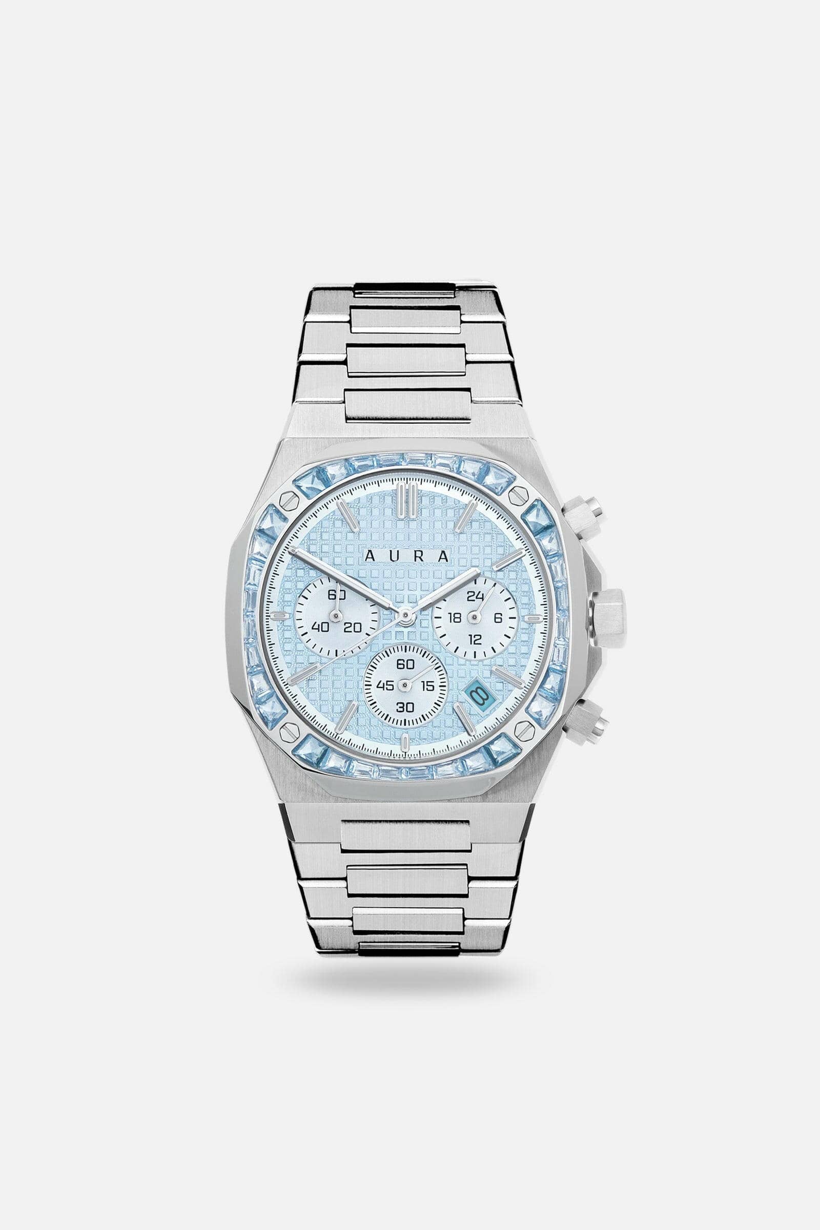 Aura Watches Aura Chronograph 001 Watch w/ Stones Aura Chronograph 001 Watch w/ Stones